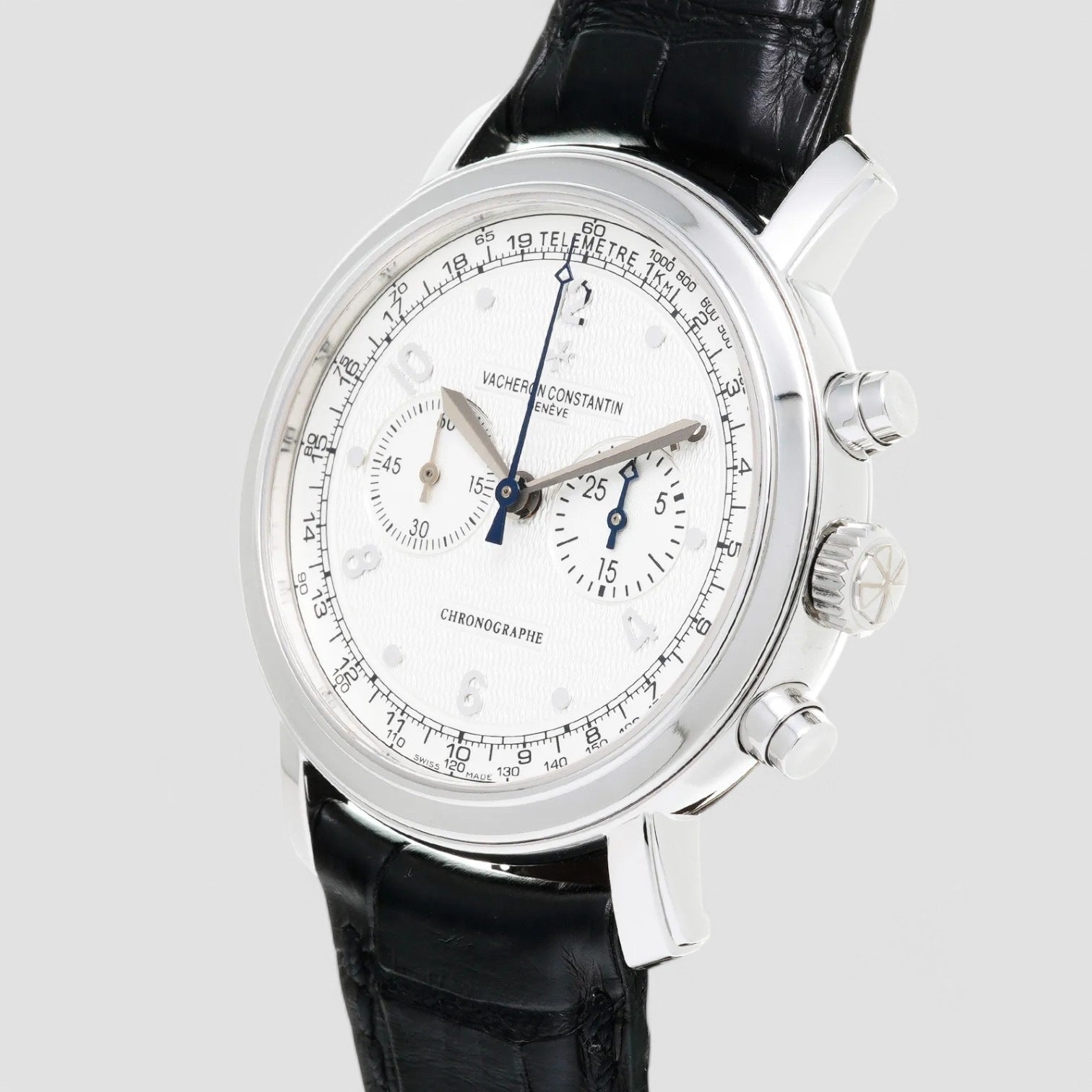 Malte Chronograph 18K White Gold / Deployment