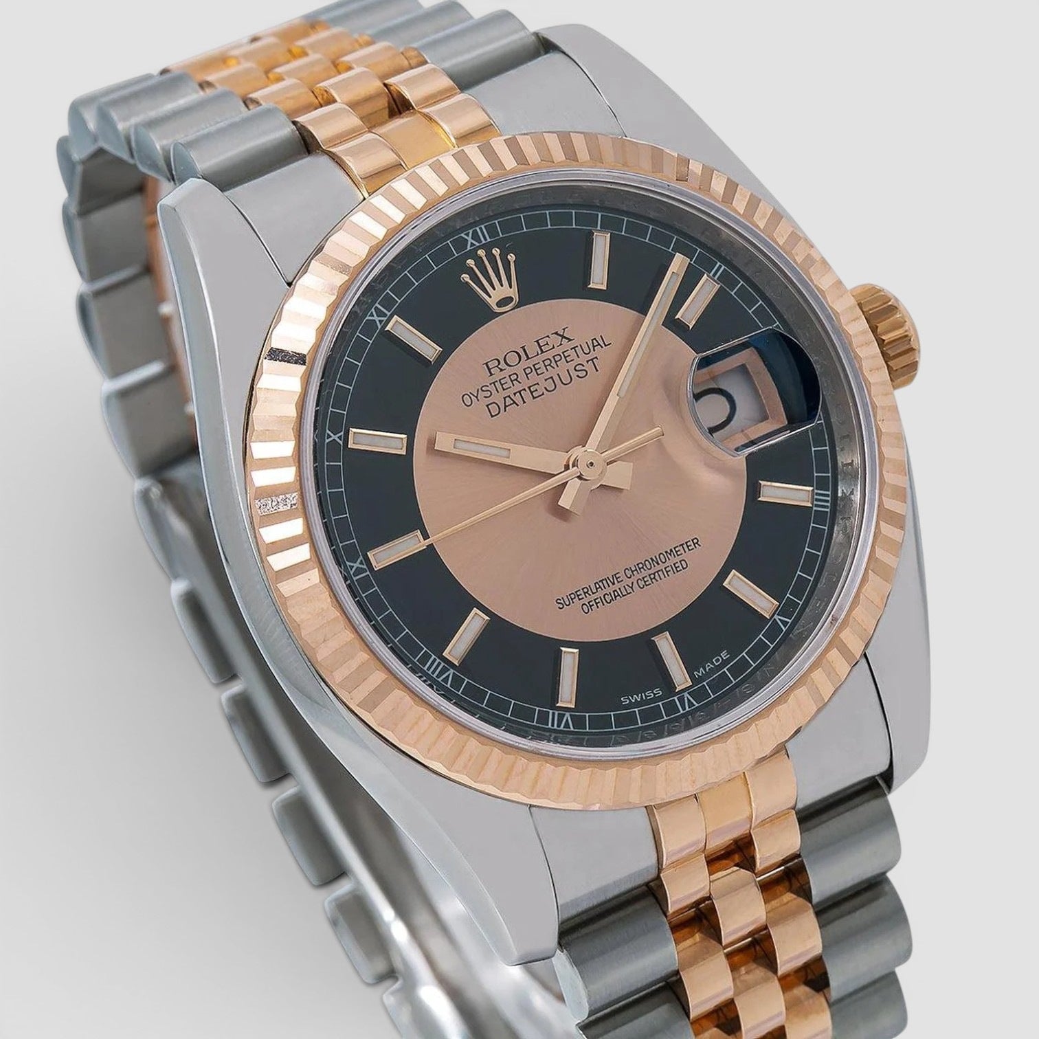Datejust 36 Black Tuxedo Dial Jubilee
