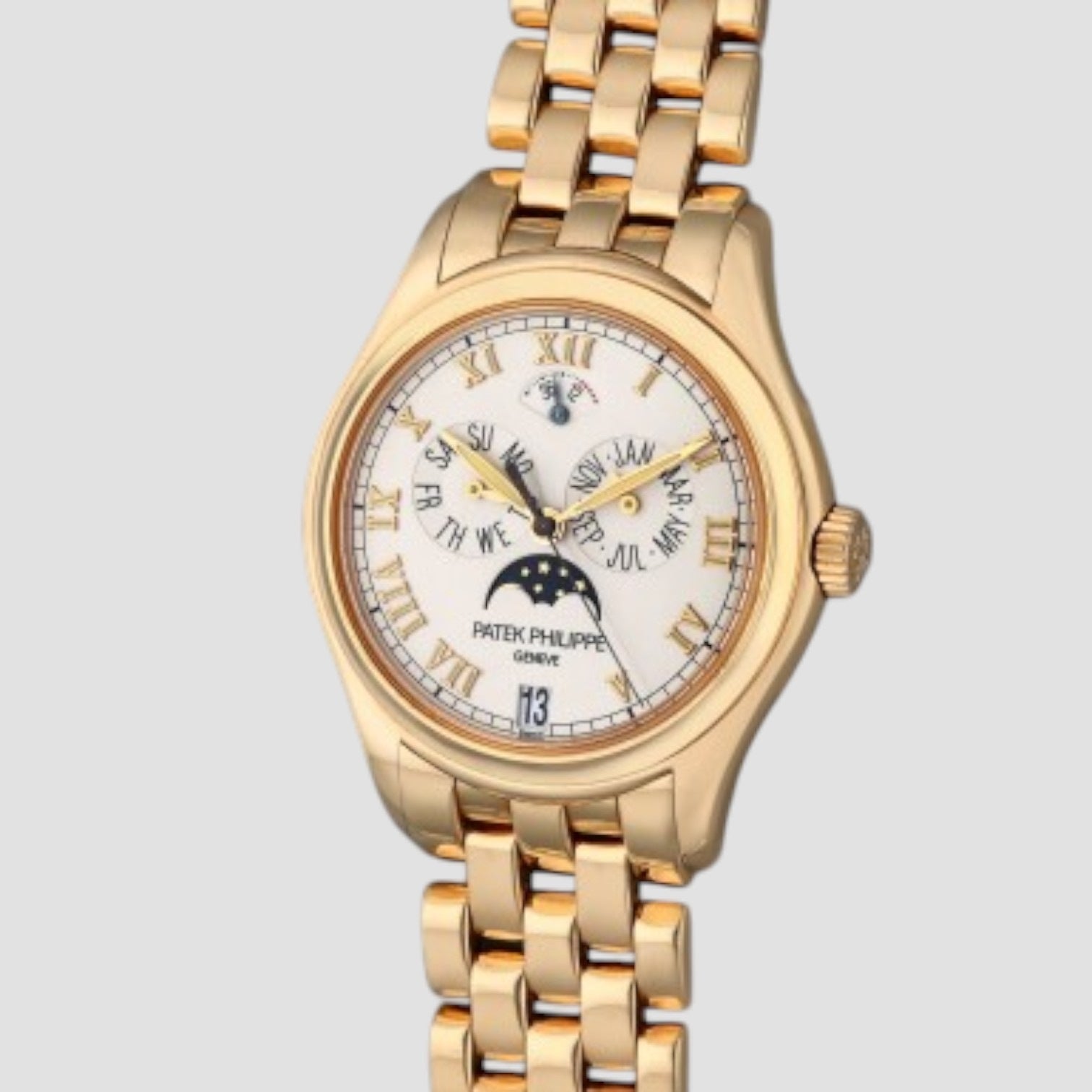 Annual Calendar Moonphase 18K Rose Gold / Bracelet