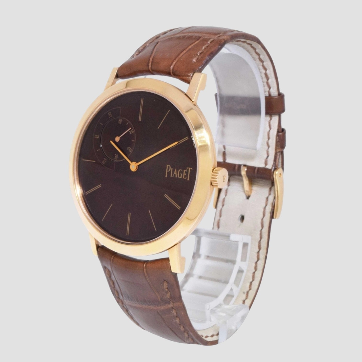 Altiplano 18k Rose Gold Mens Limited Mechanical Wind 40mm