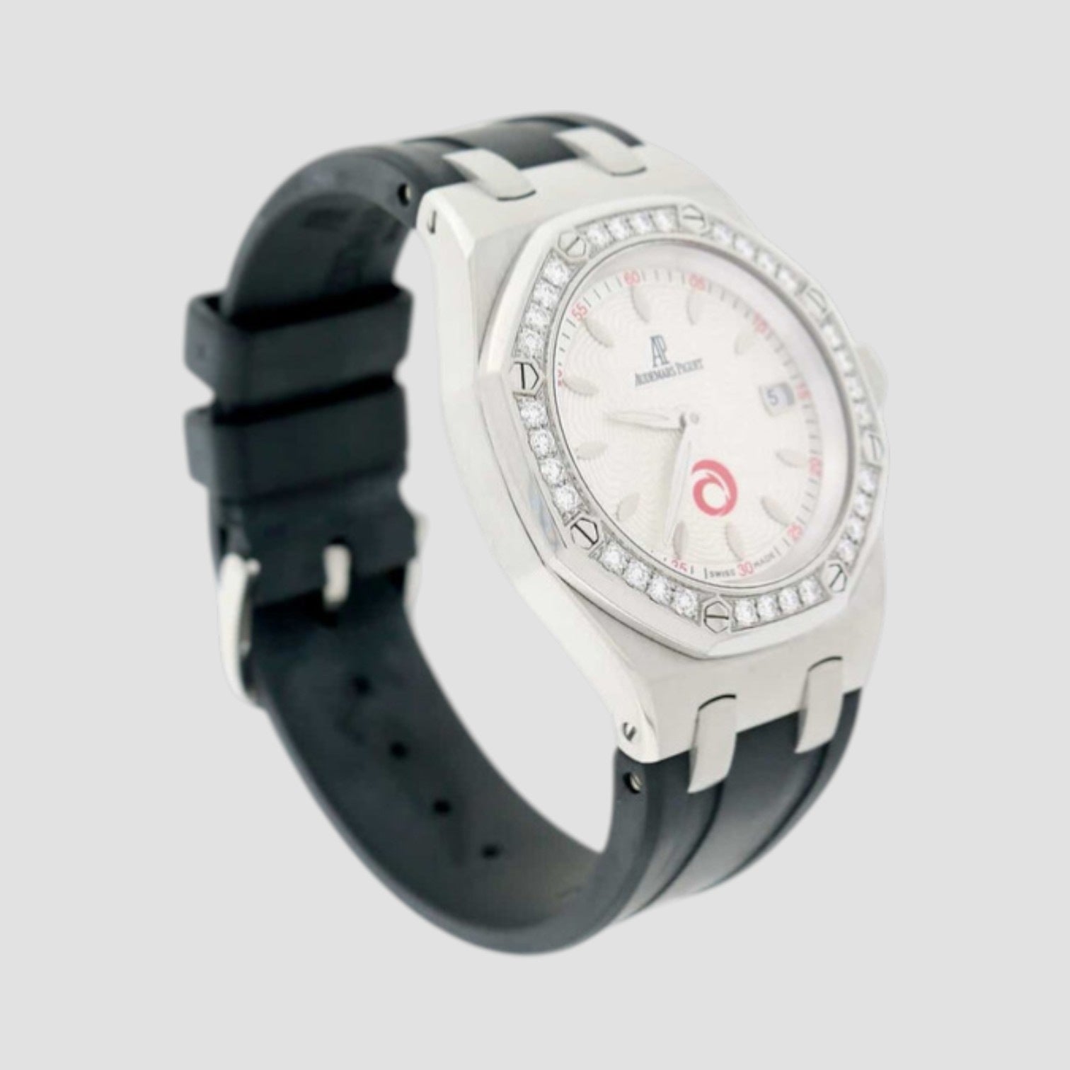 Royal Oak Lady Alinghi Quartz Diamond Silver Dial Ladies Watch