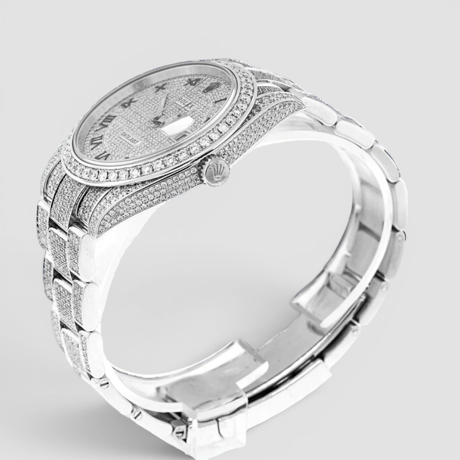 DATEJUST 41 ROMAN FULL ICED OUT