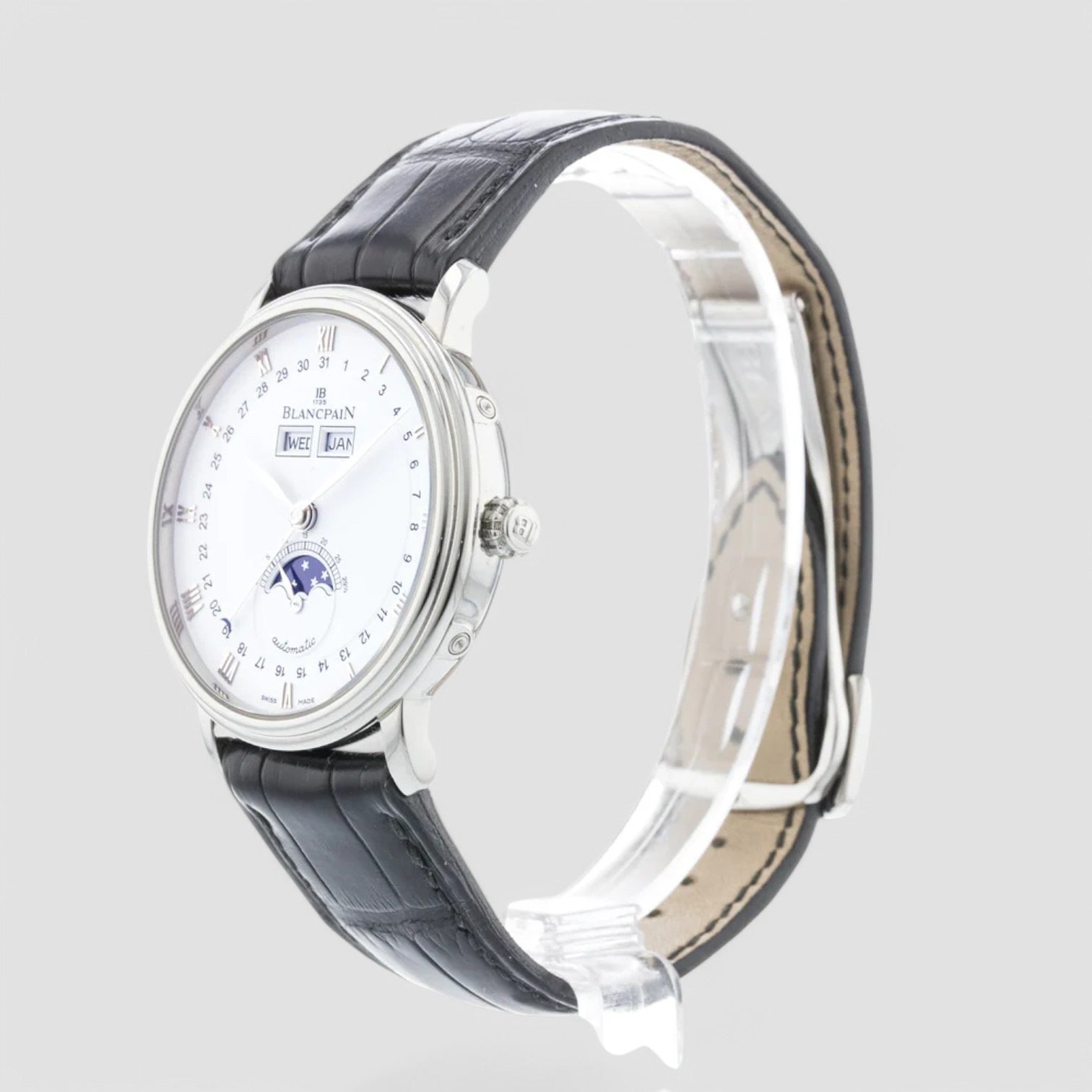 Quantieme Complet Automatic White Dial