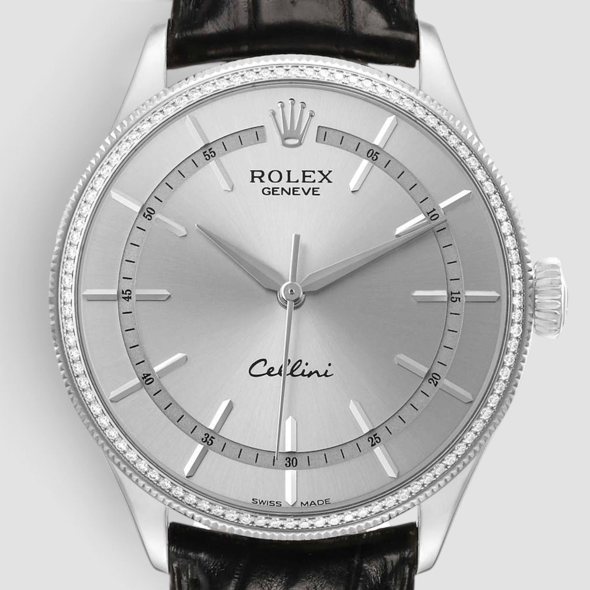 Cellini Time 39 Silver Diamond Dial