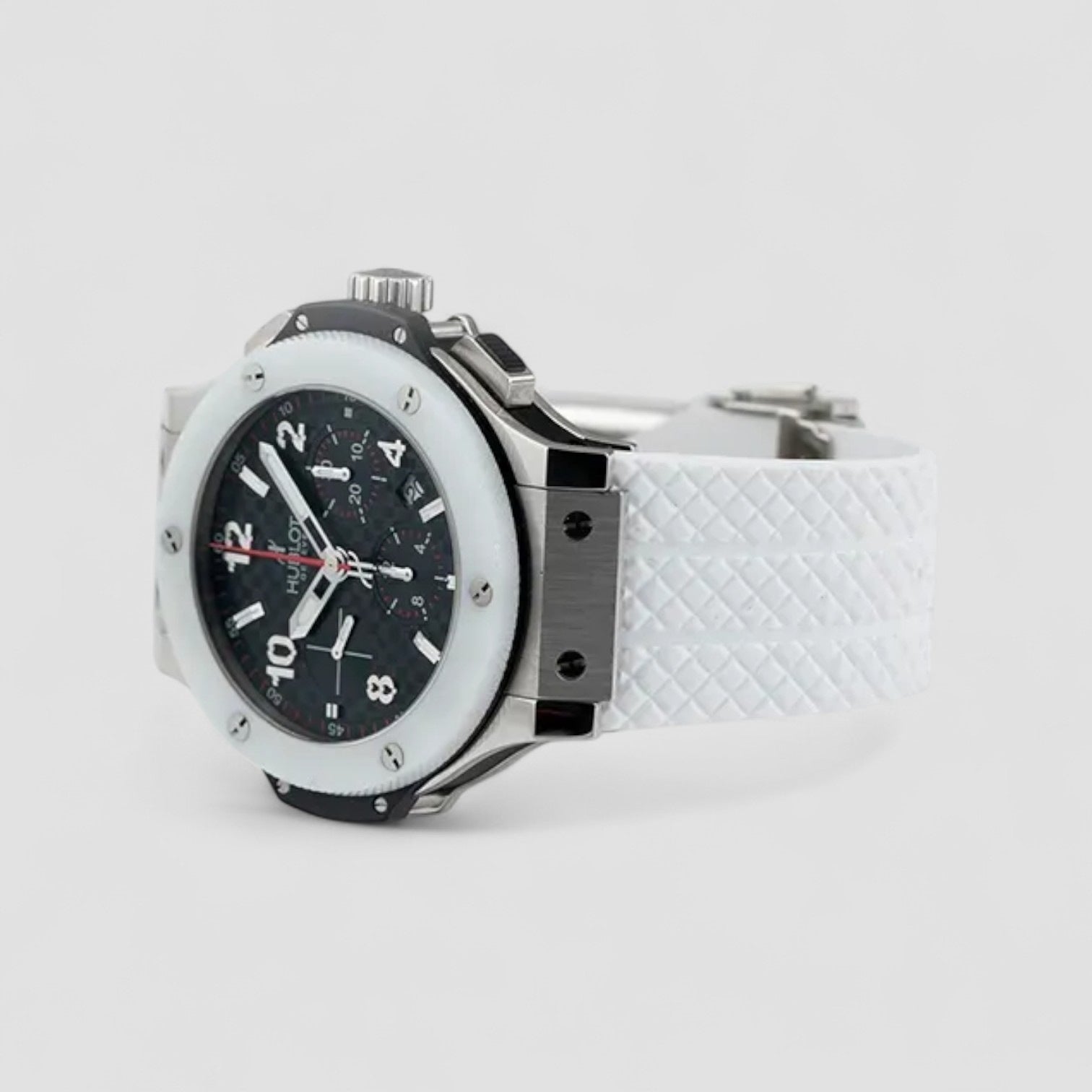 Big Bang 44MM Black Dial Rubber Strap