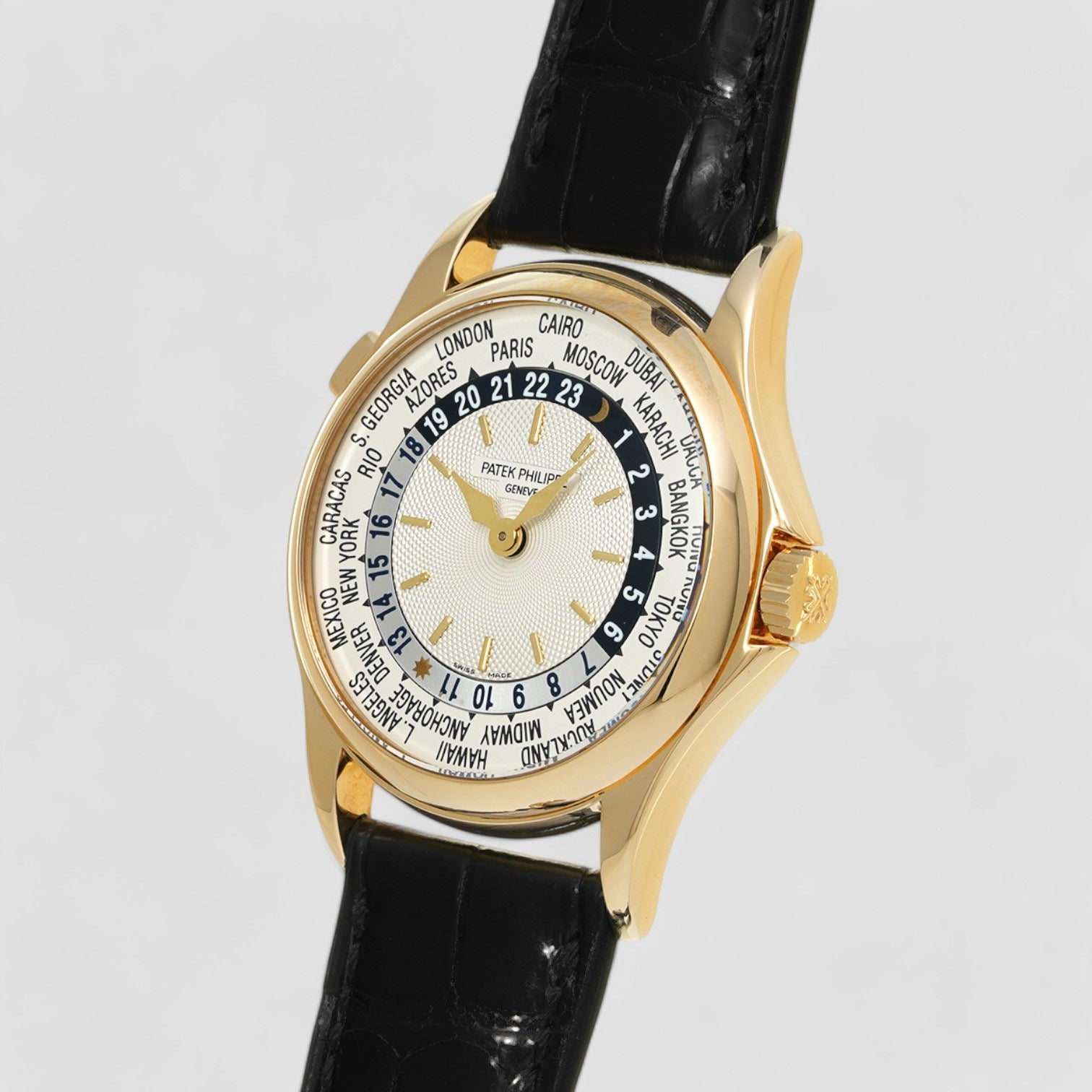 World Time 18K Yellow Gold