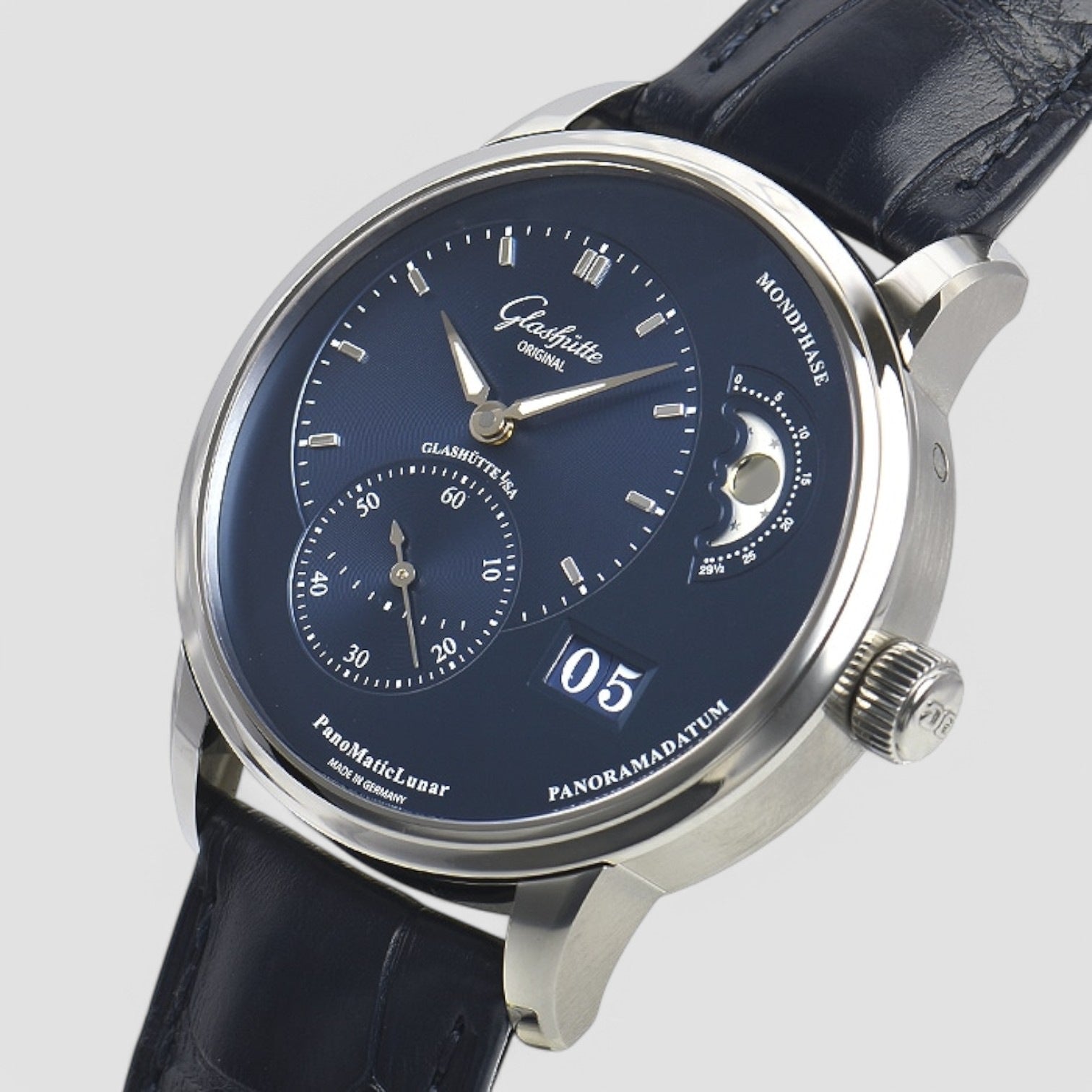 PanoMaticLunar Automatic Blue Dial Men's Watch