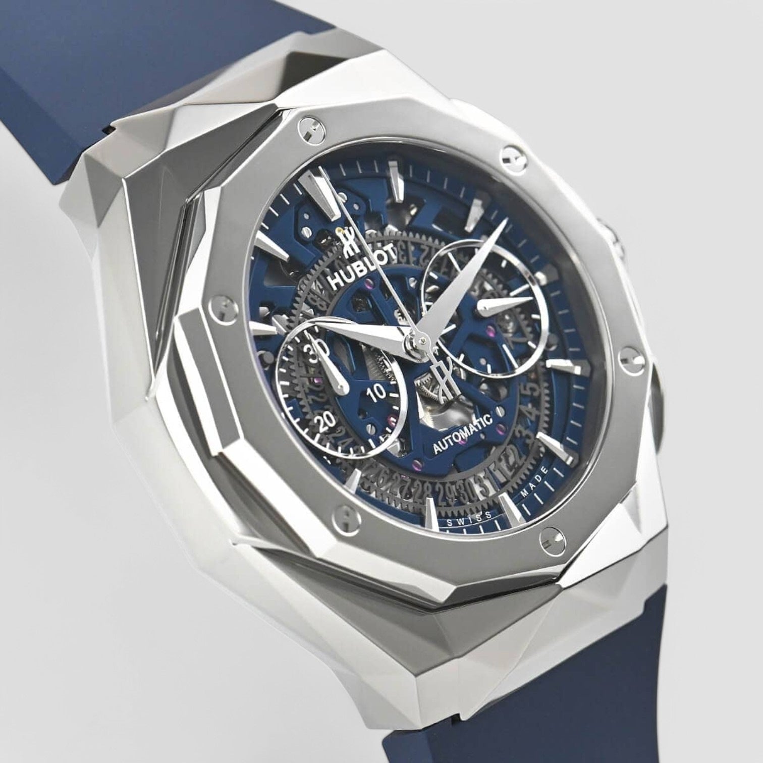 Classic Fusion Chronograph Blue (Cut Out) Dial Men's Watch