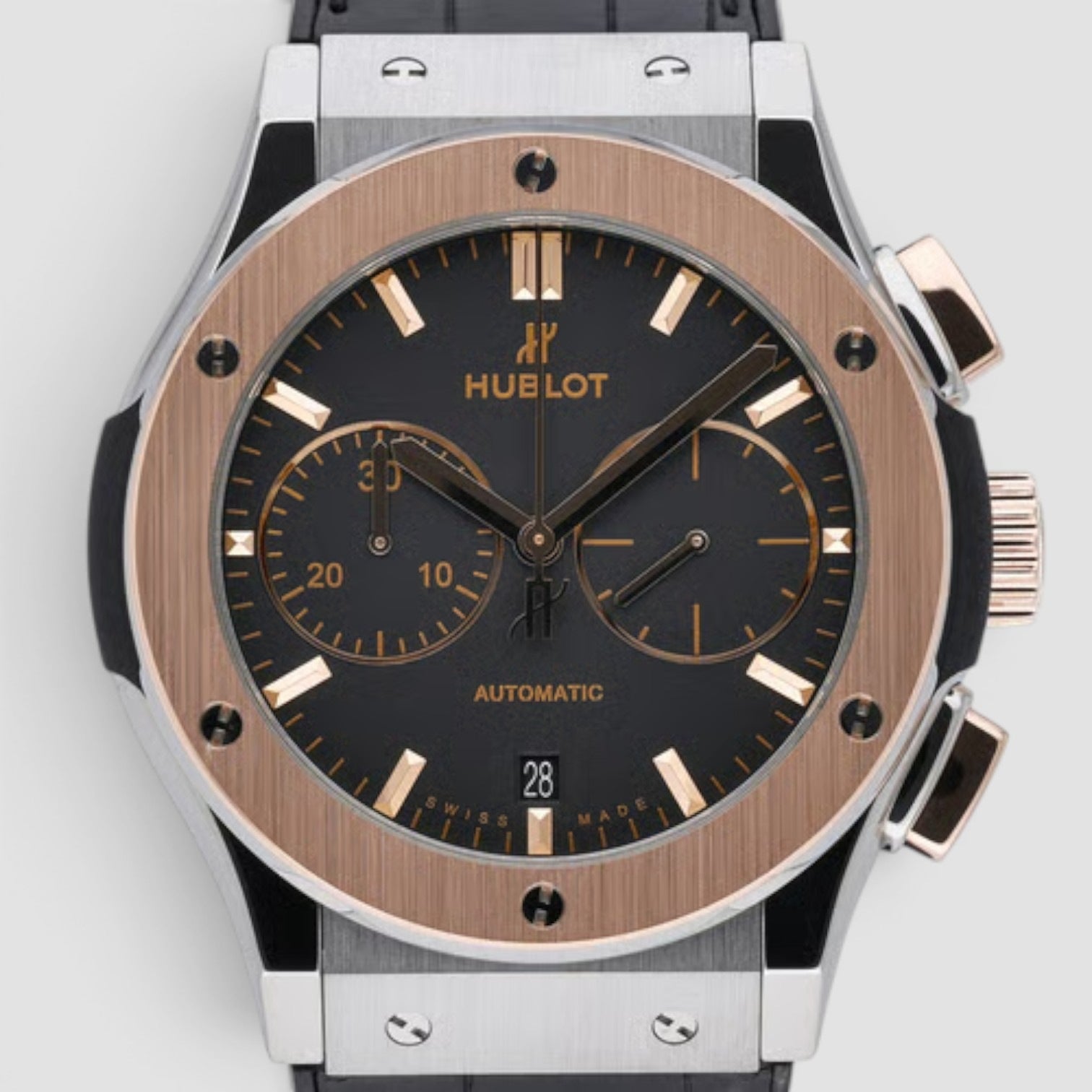 Classic Fusion Chronograph 45mm Titanium & Rose Gold