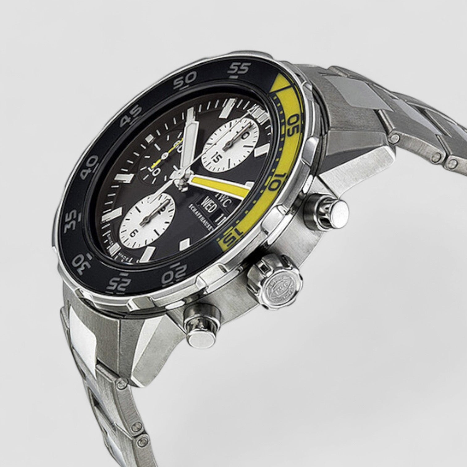 Aquatimer Chronograph Stainless Steel Black Dial