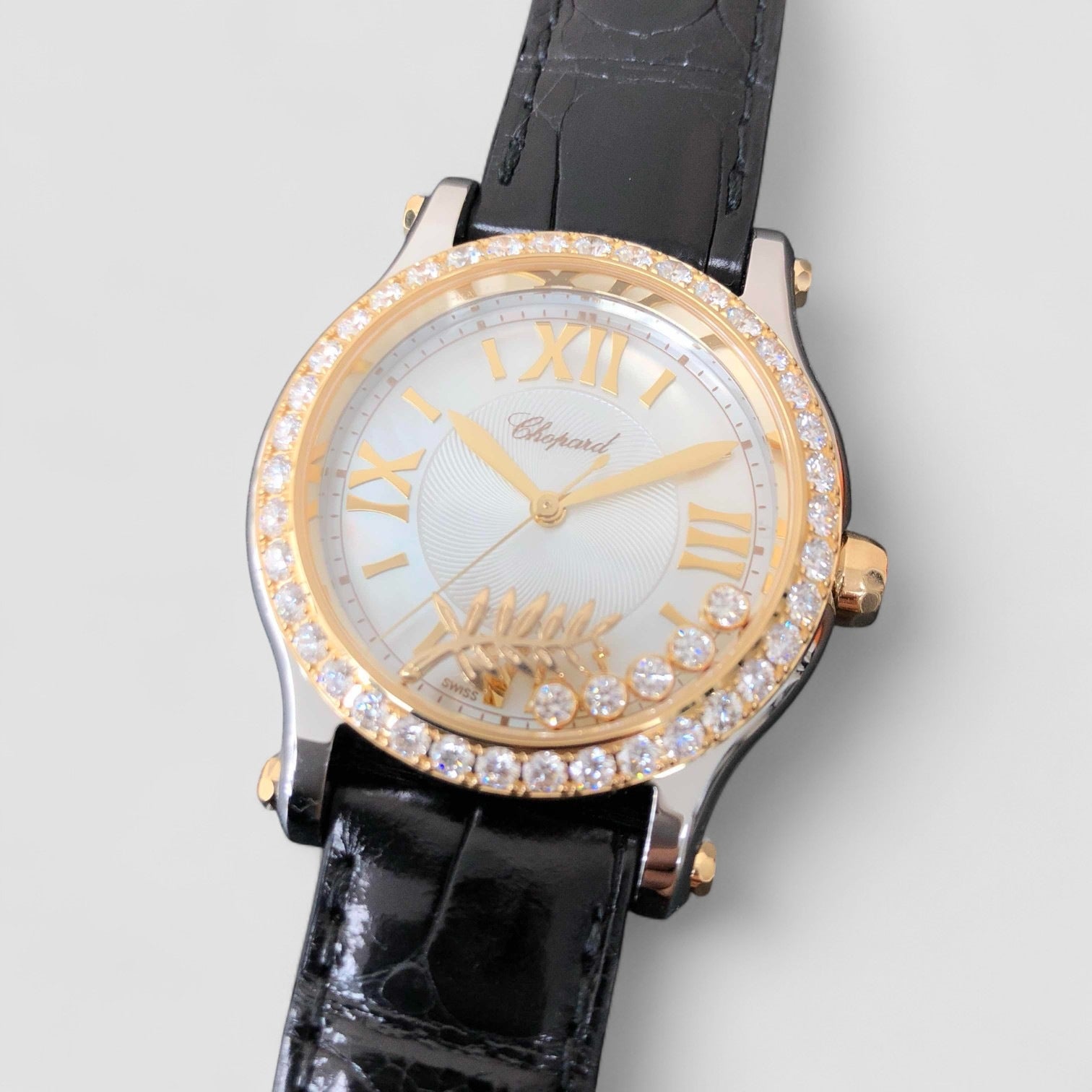 Happy Diamonds Automatic White Dial Unisex Watch