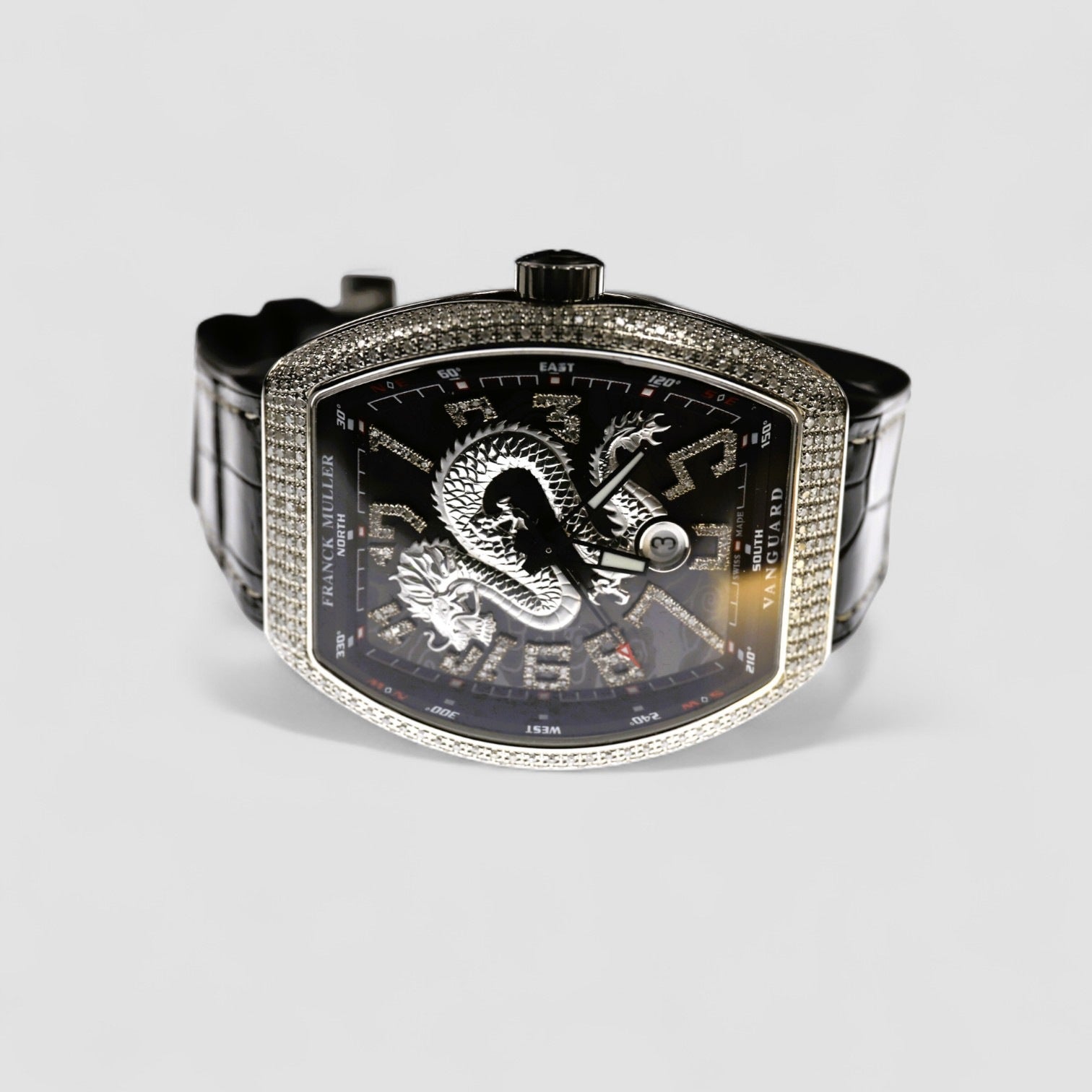 Vanguard V45 Black Dragon King Limited Edition Diamond Automatic Afterset Diamonds