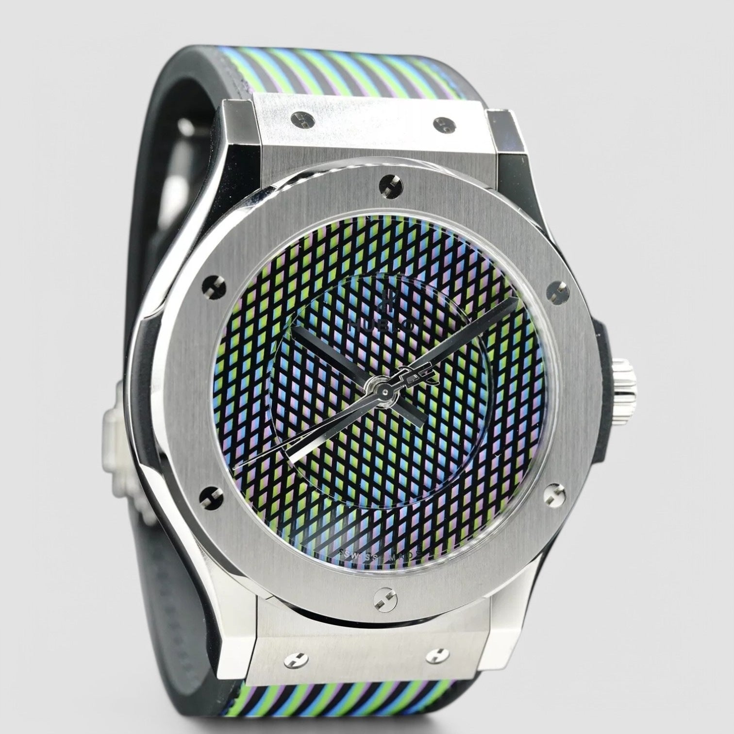 Classic Fusion Automatic Cruz Diez Pattern Dial Men's Watch