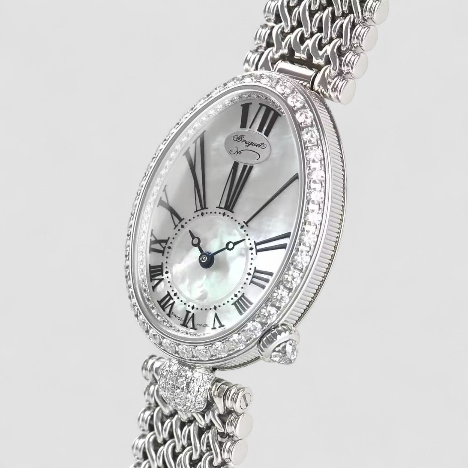 Reine de Naples 8928 White Gold Women's Watch