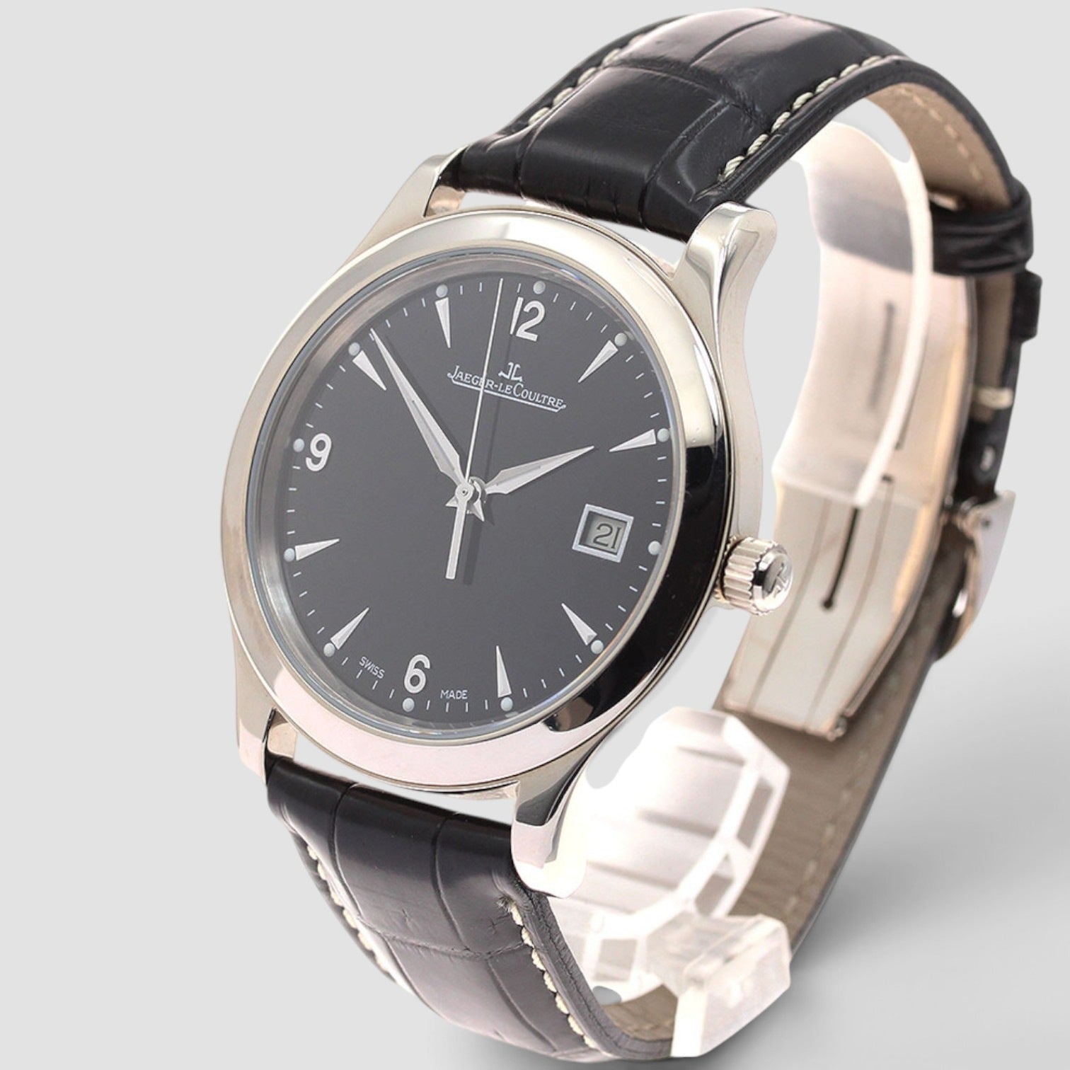 Master Control 18K White Gold Black Dial
