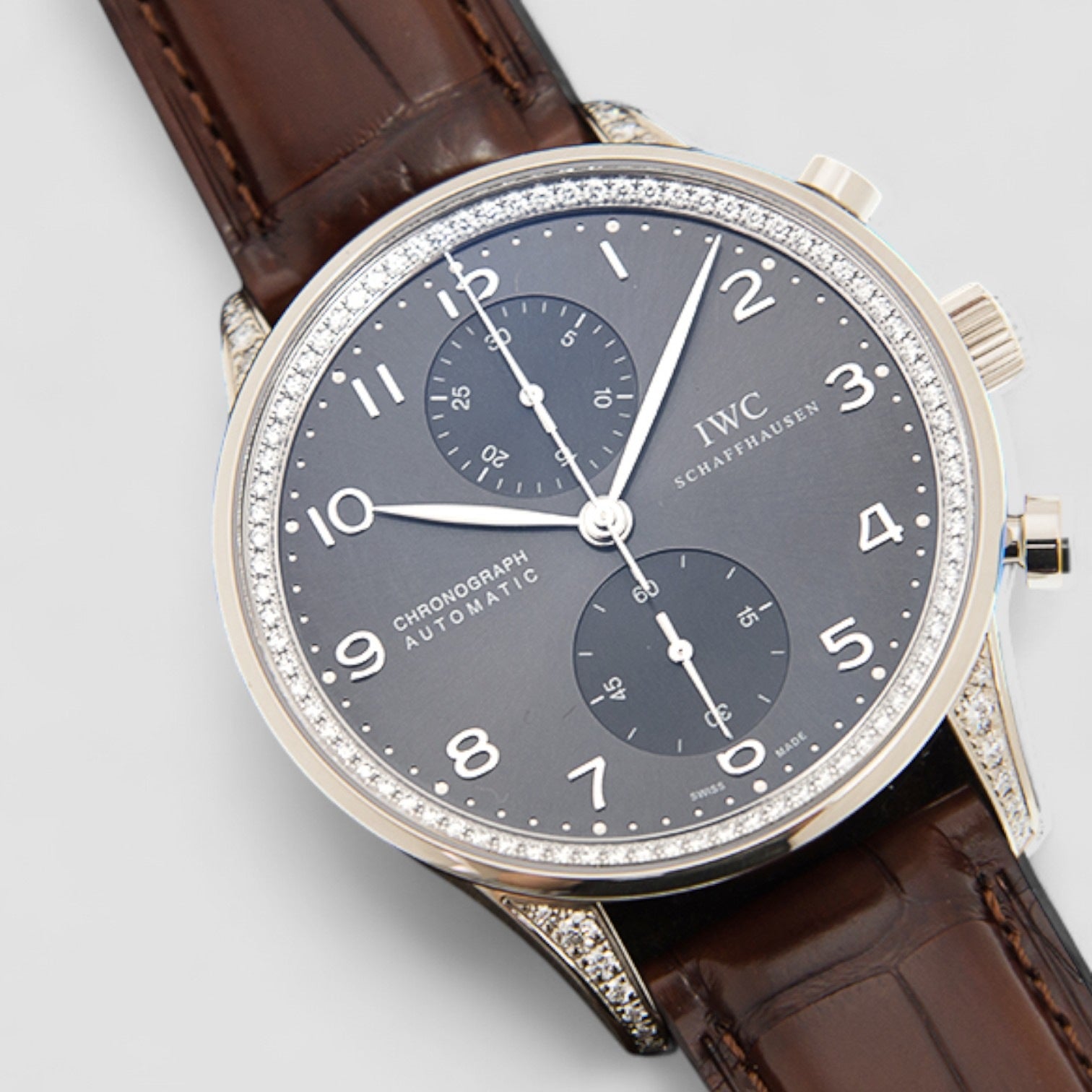 Portuguese Chrono-Automatic White Gold 266 Diamond