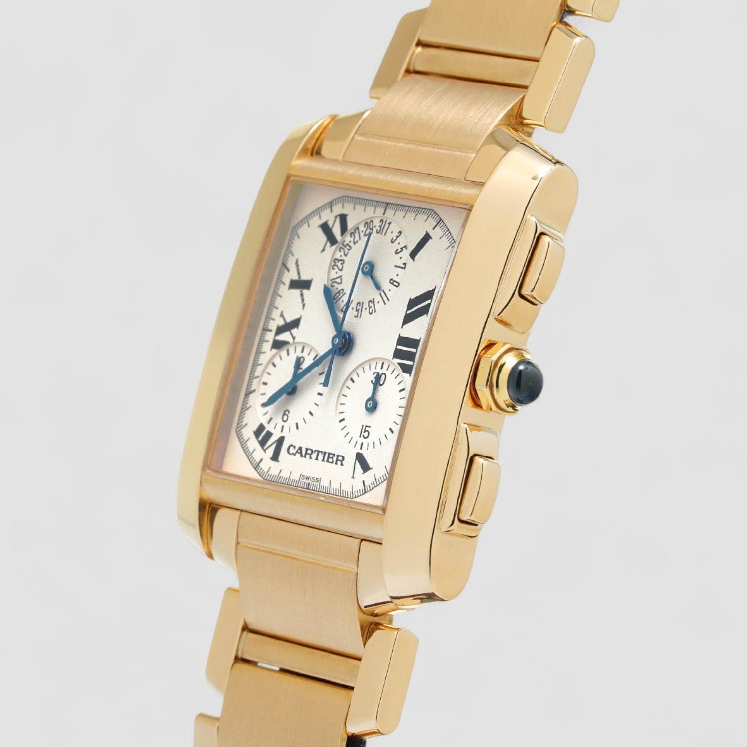 Tank Francaise Chronoflex Quartz Chronograph 18K / 18K