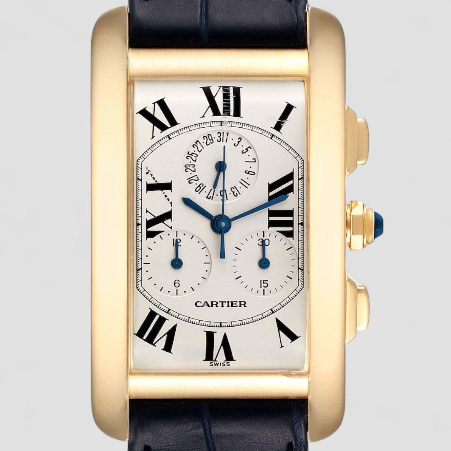 Tank Americaine Chronograph 18K Yellow Gold