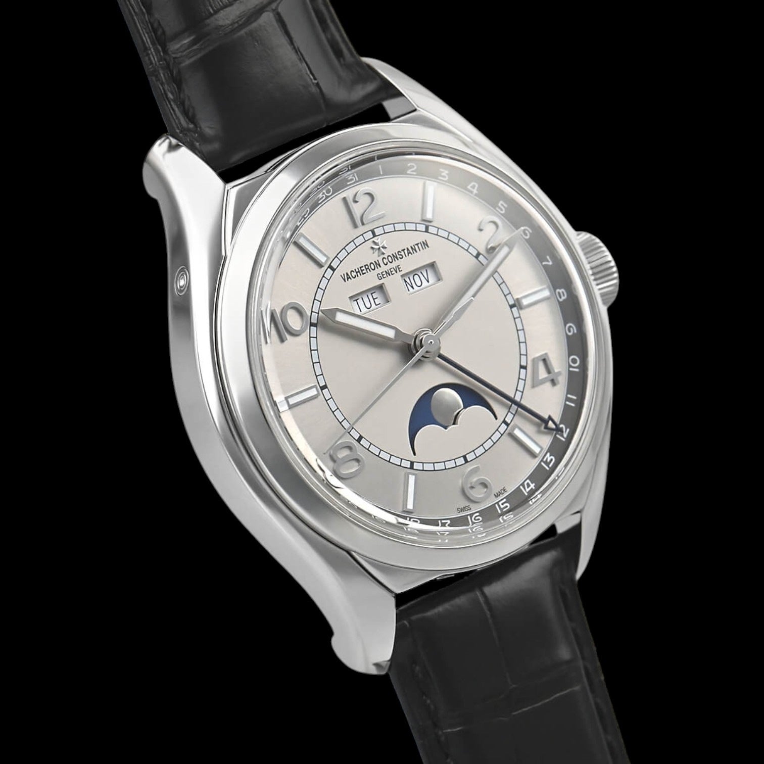 Fiftysix Complete Calendar SS Silver Dial