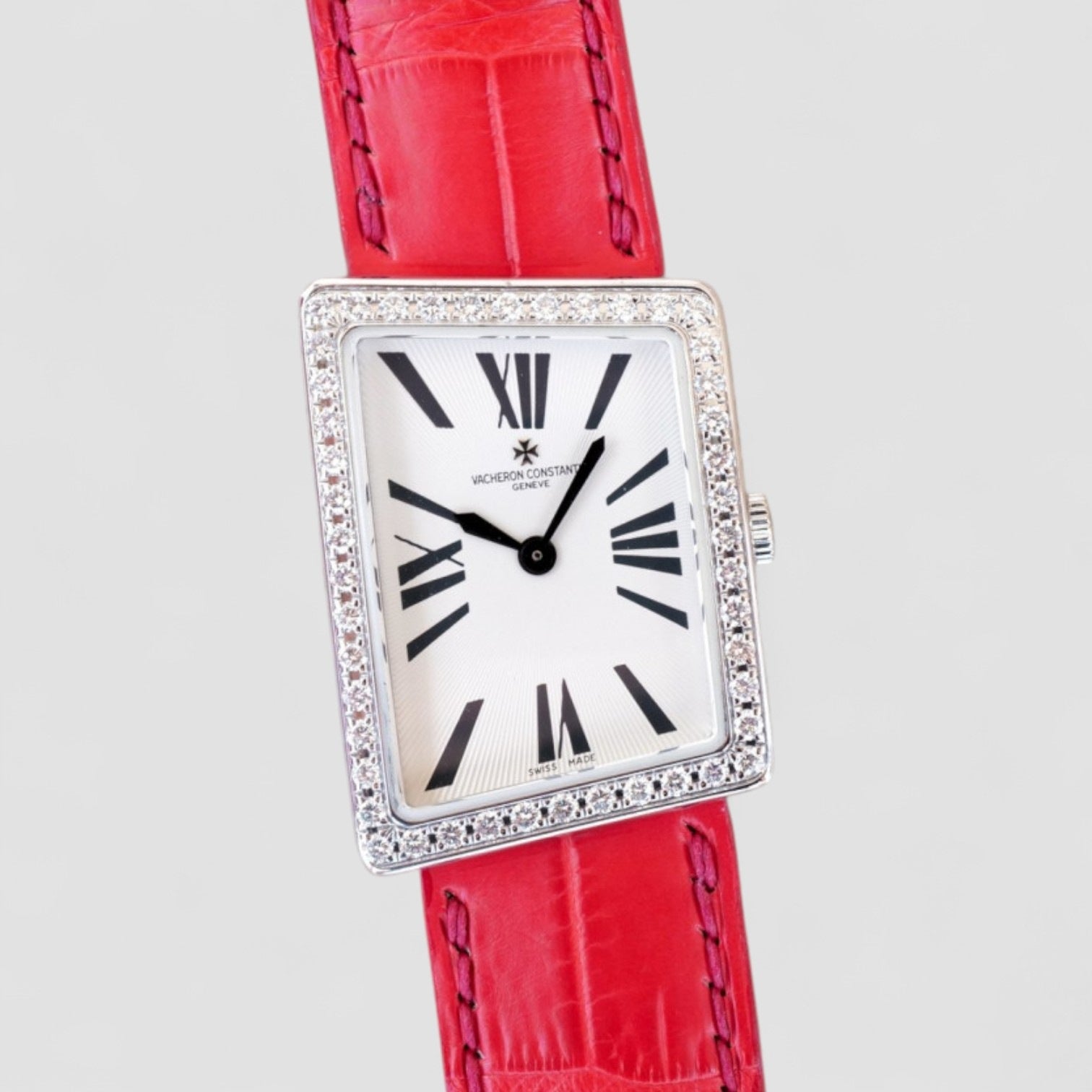 1972 Asymmetric Small White Gold Ladies