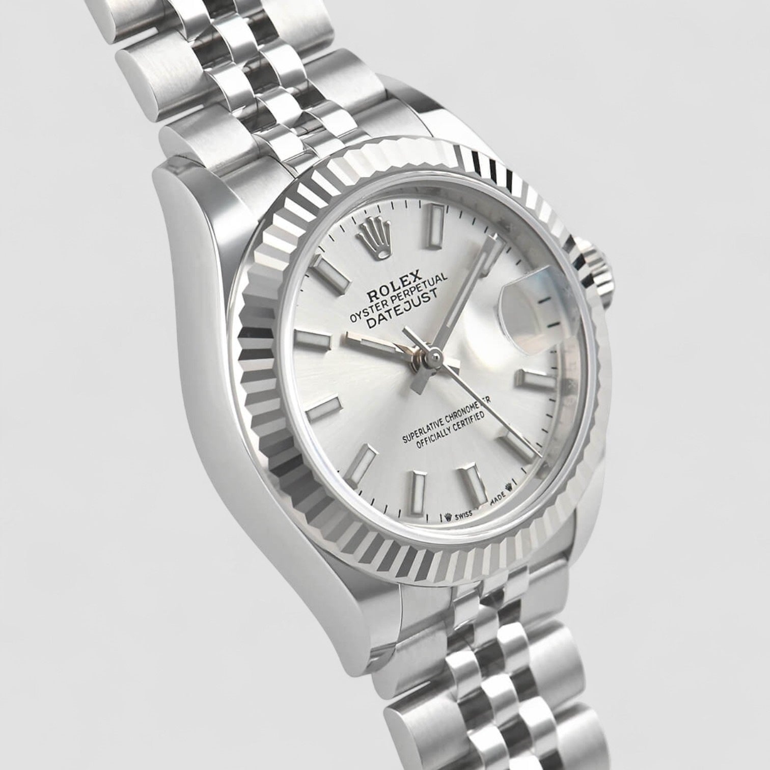 Lady-Datejust Automatic Silver Dial Oystersteel and 18 ct White Gold Ladies Watch