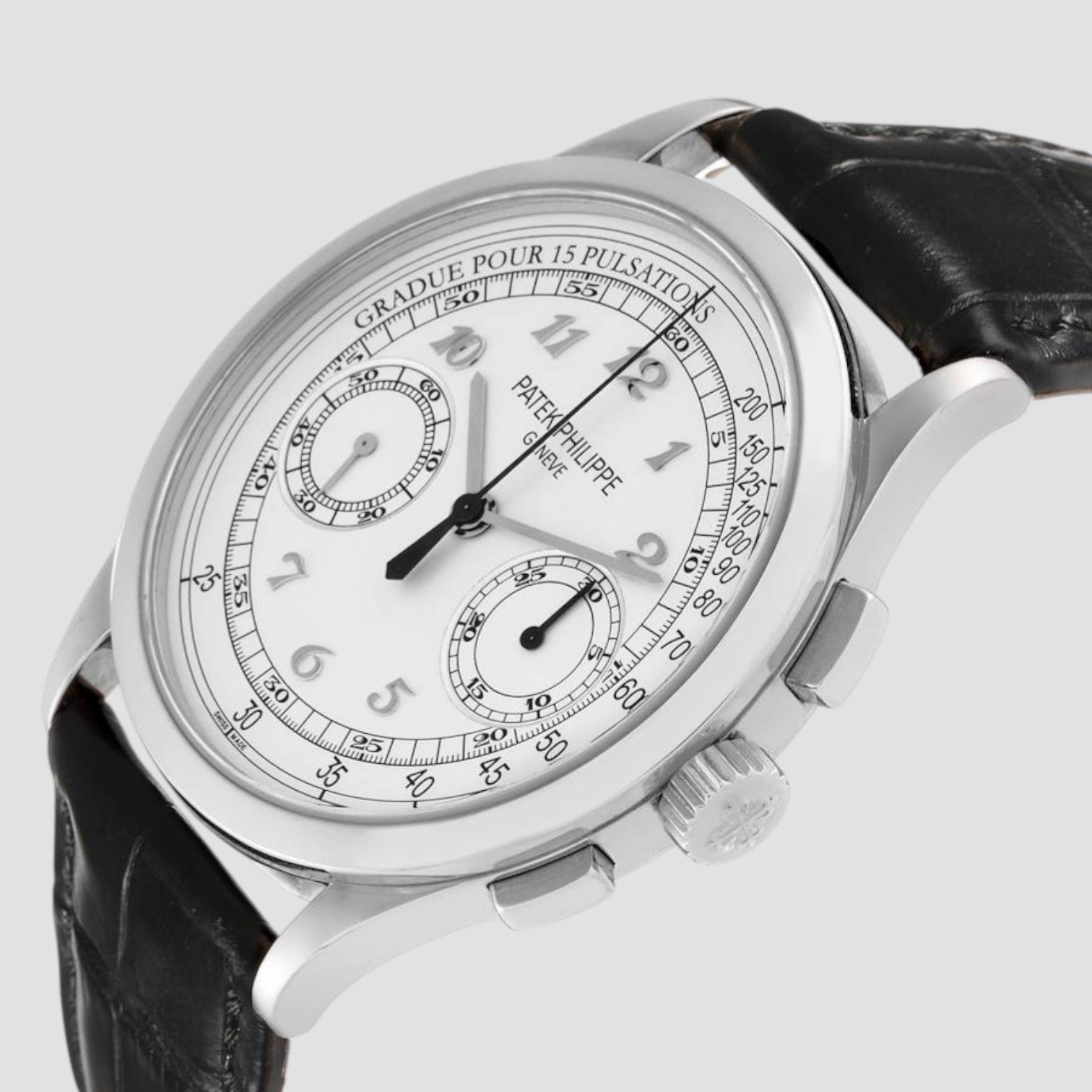 Complications Chronograph White Gold Mens Watch