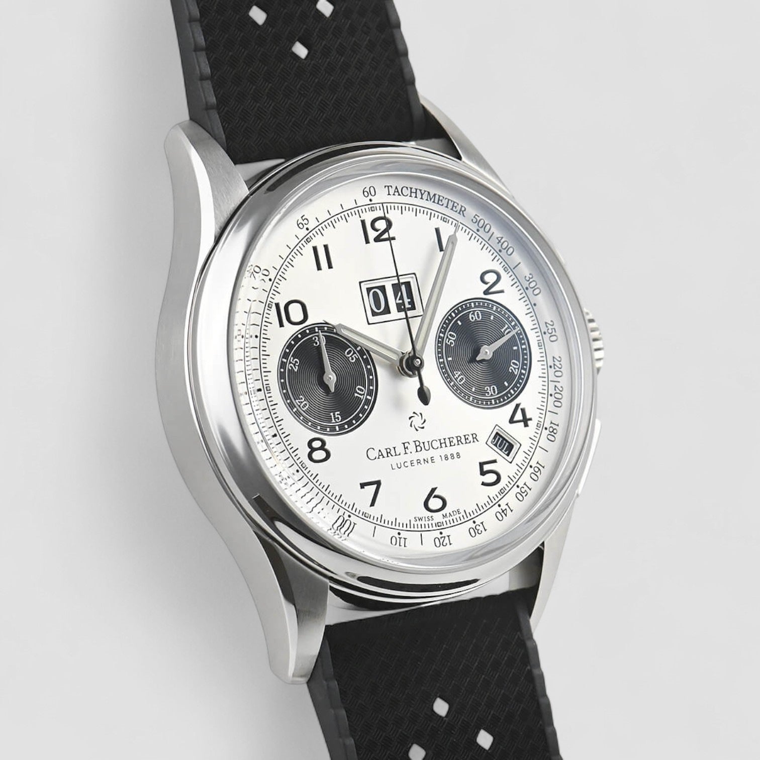 Heritage Chronograph Automatic Silver Dial Unisex Watch
