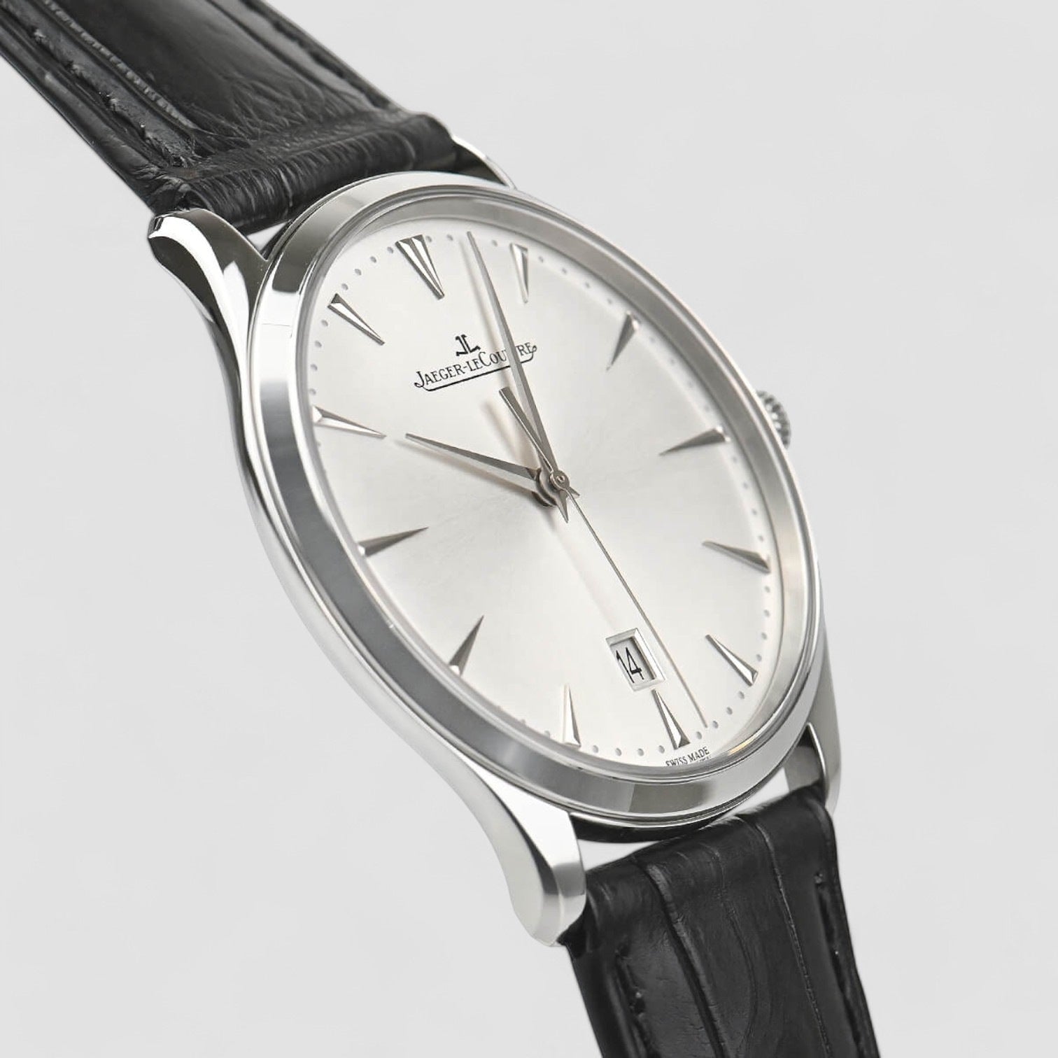 Master Ultra Thin Date Silver Dial Men's Watch
