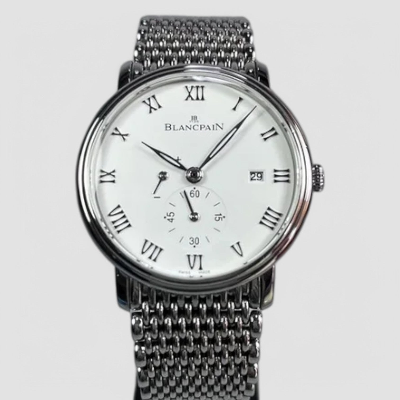 Villeret Small Seconds Date & Power Reserve Mechanical Mens Watch