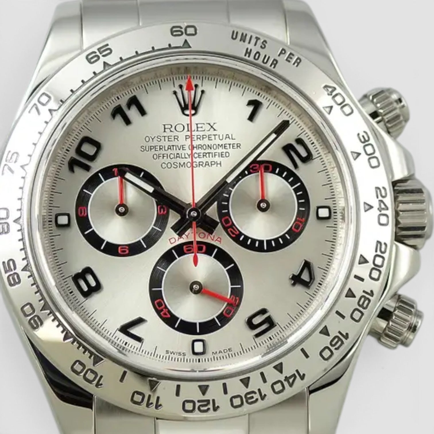 Cosmograph Daytona 40mm 18K White Gold Black Dial