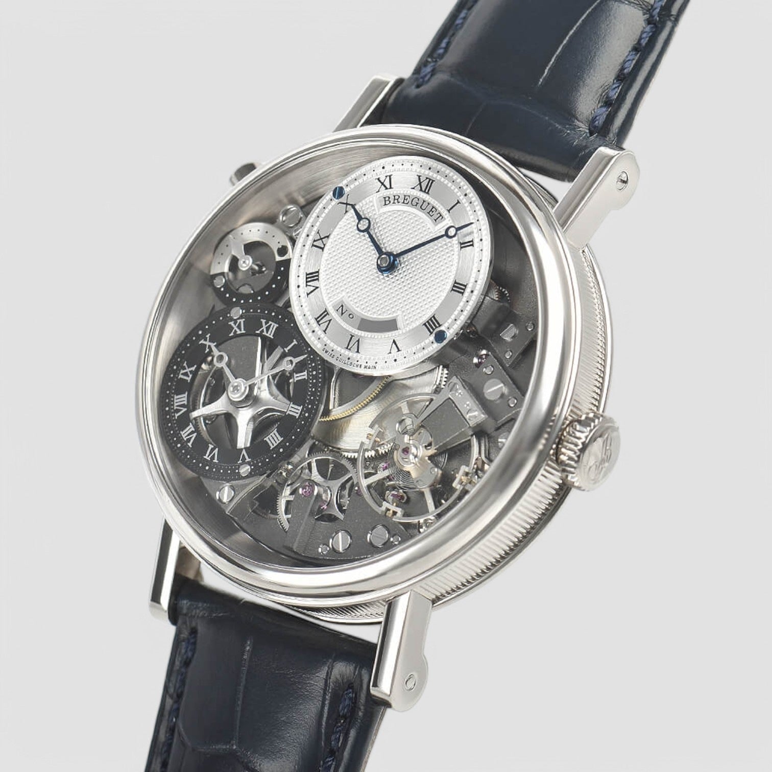 Tradition GMT Manual Wind White Gold 40MM