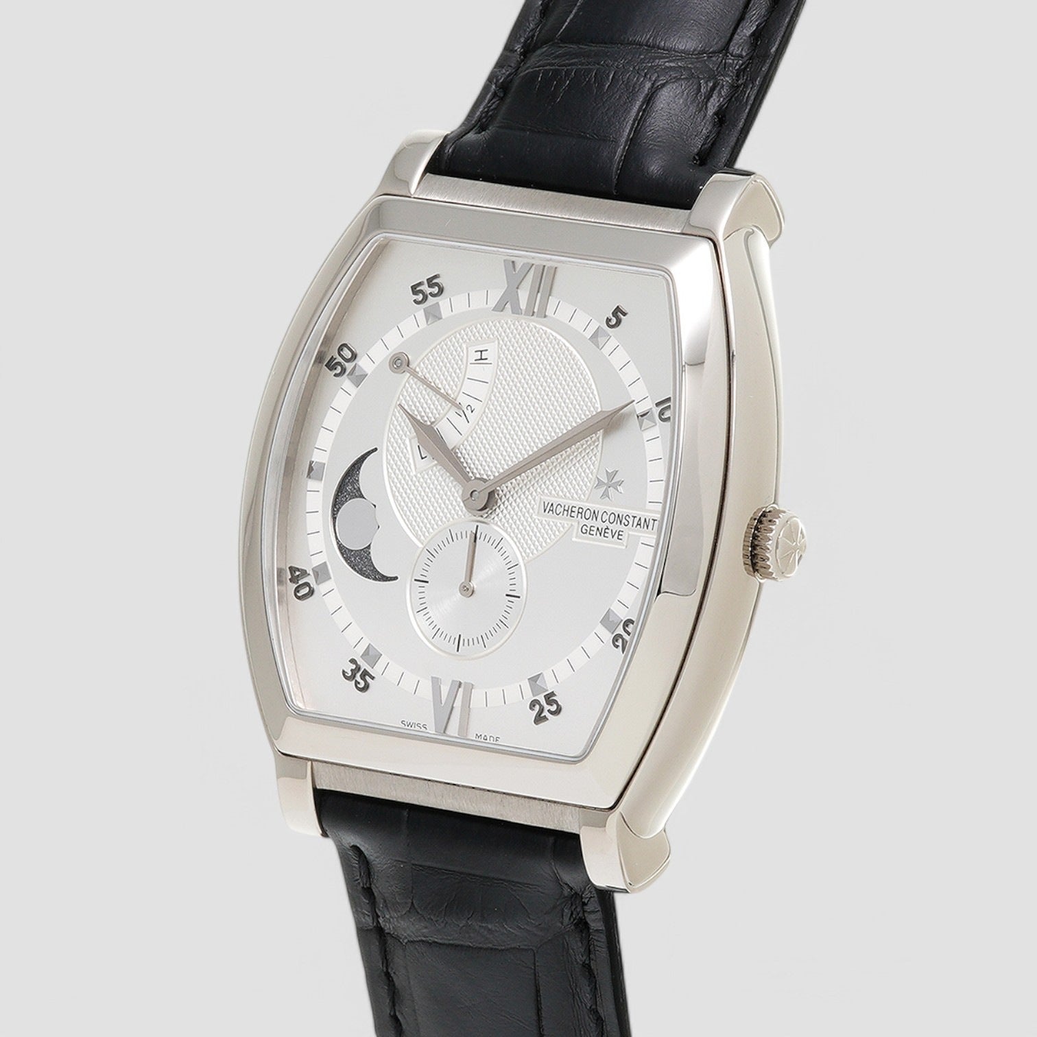 Malte Tonneau Moonphase Power Reserve Mens Watch