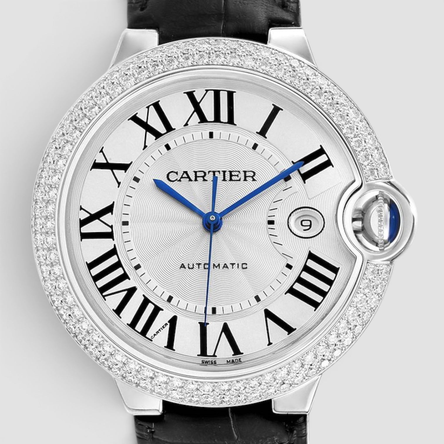 Ballon Bleu 42 White Gold Diamond