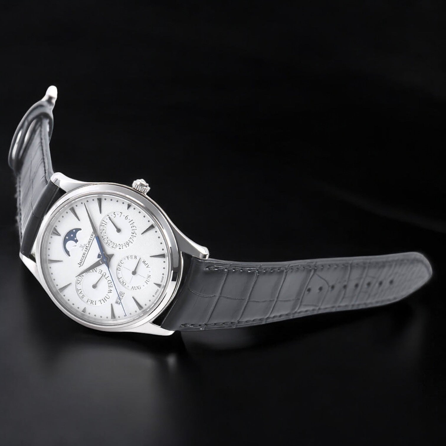 Master Ultra Thin Perpetual Calendar 18k White Gold