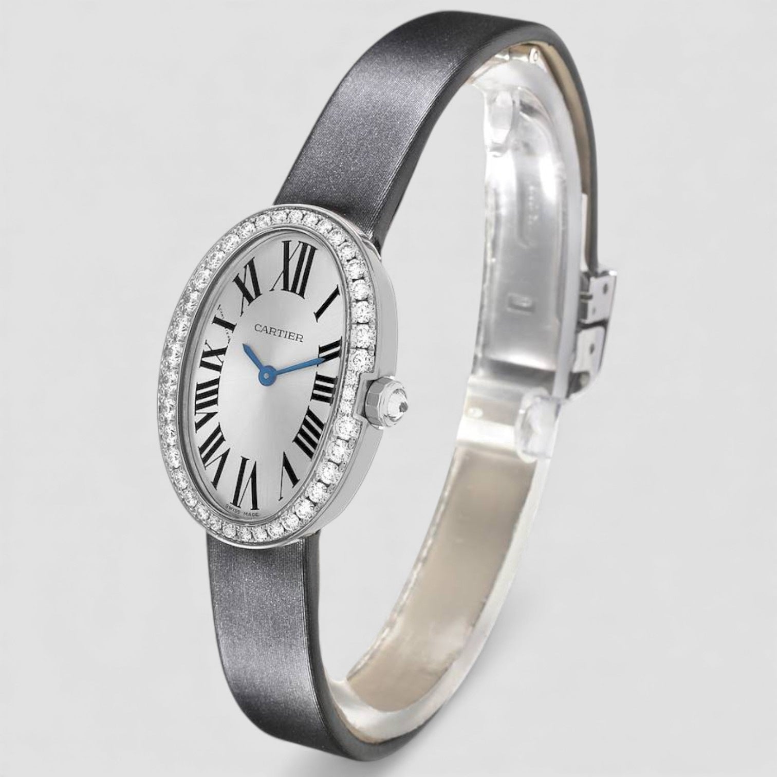 Baignoire Small White Gold Diamond Ladies Watch