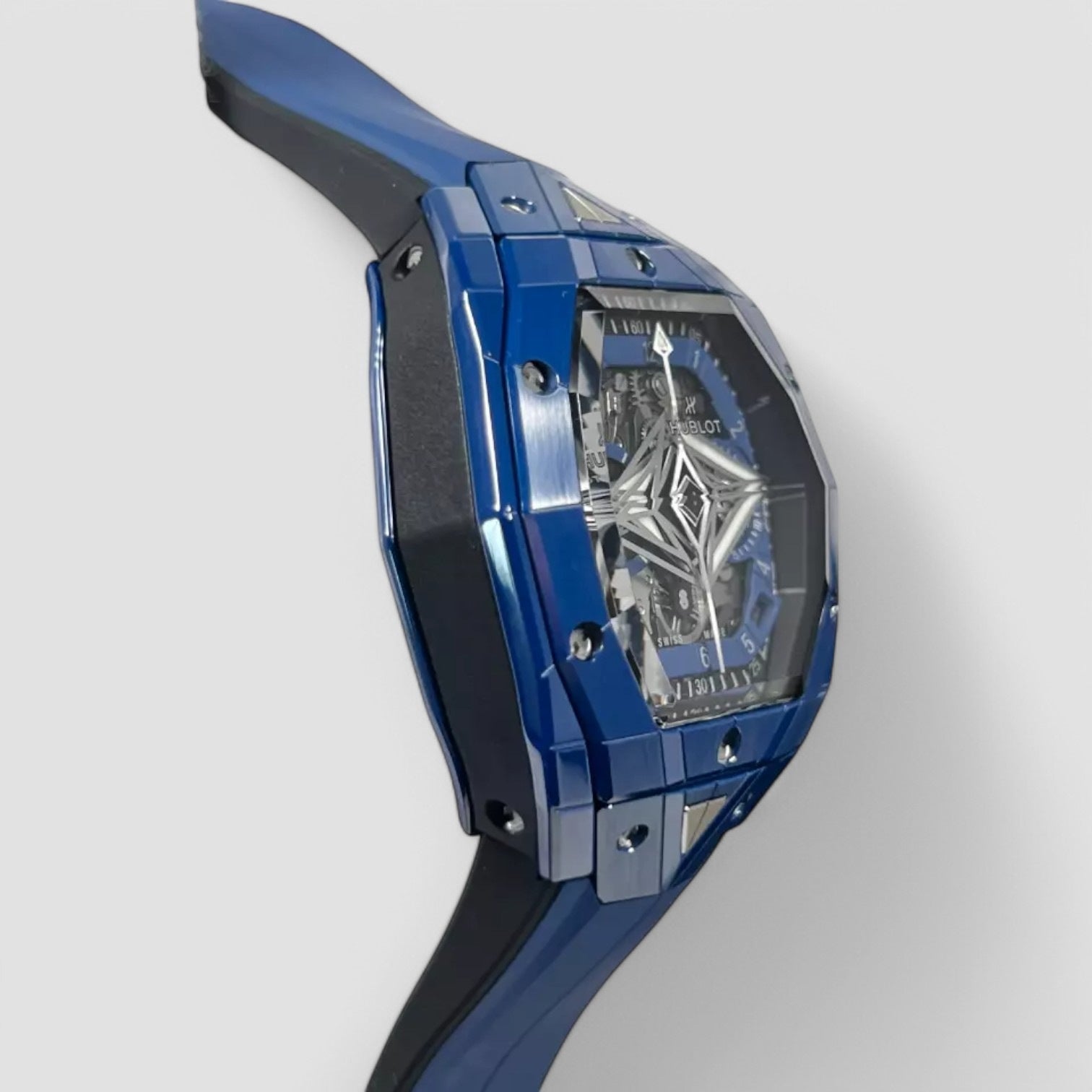 Big Bang Chronograph Sang Bleu Ceramic Men's Watch