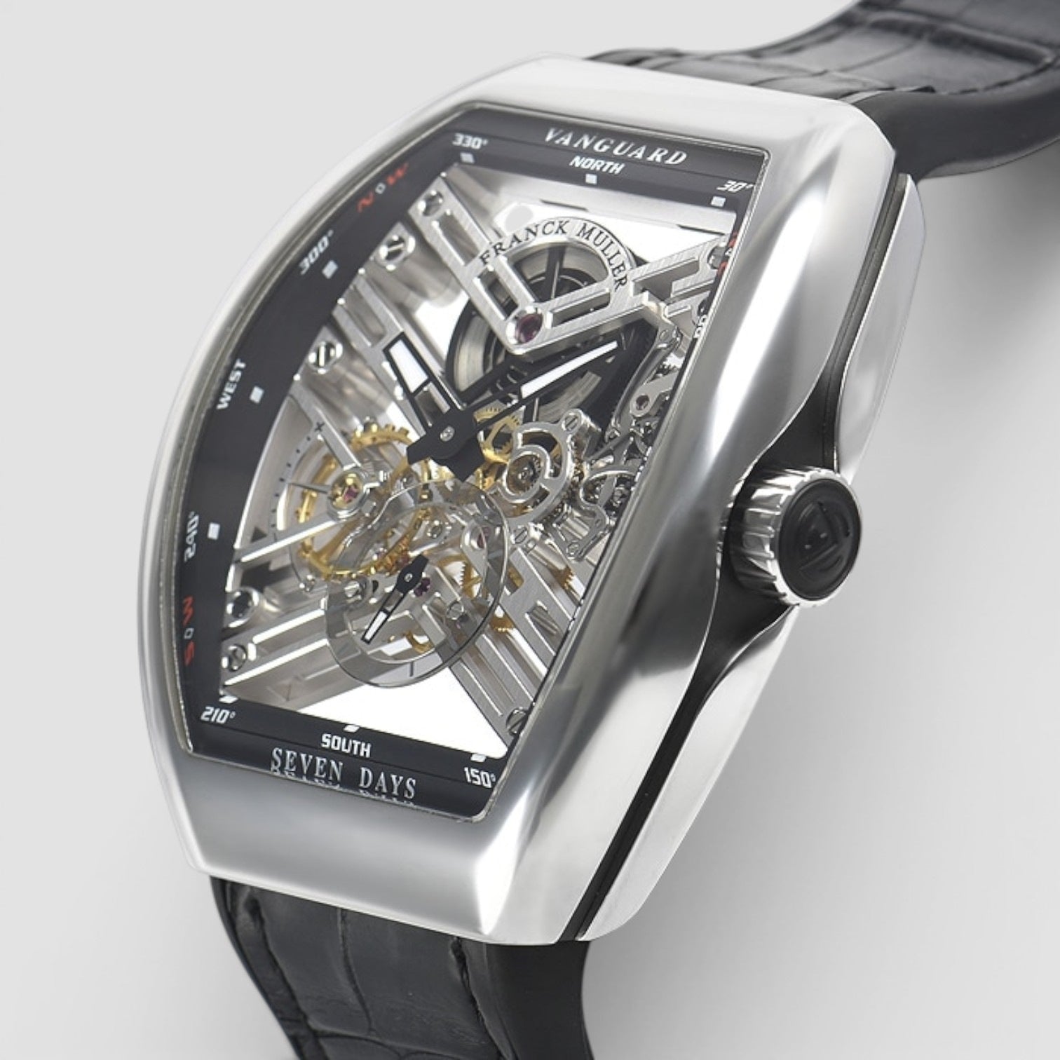 Vanguard 7 Days Power Reserve Skeleton Steel