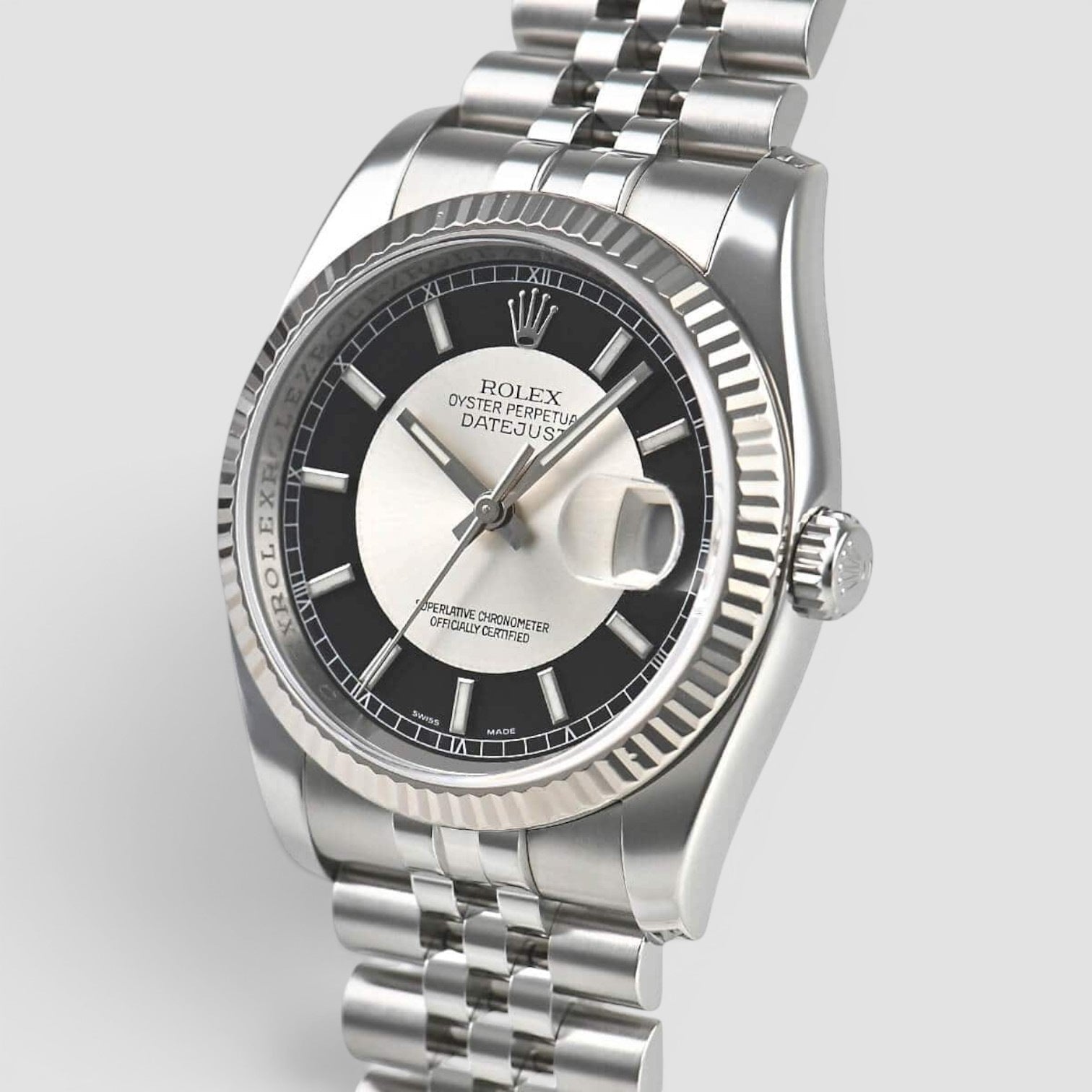 Datejust 36 Black Tuxedo Dial Jubilee