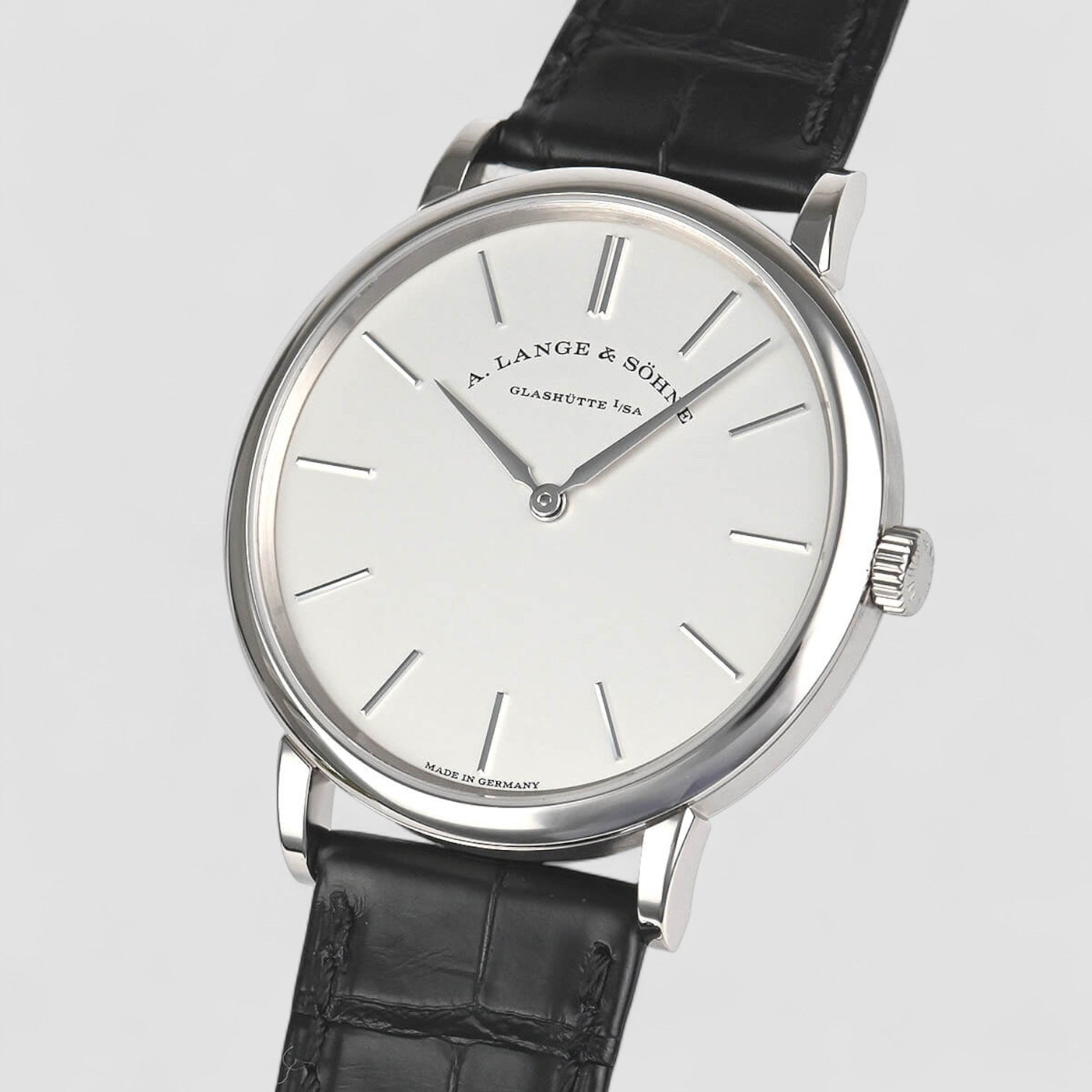 Saxonia Thin Manual Wind 18K White Gold