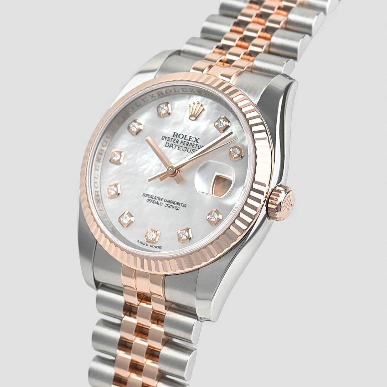 Datejust 36 Mother of Pearl Diamond Dial