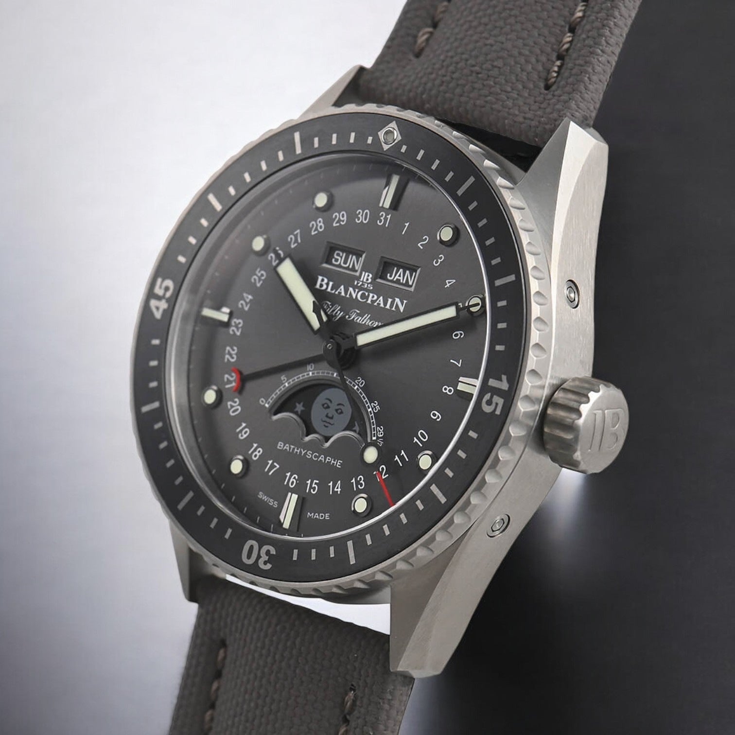 Fifty Fathoms Bathyscaphe Quantieme Complet Phases