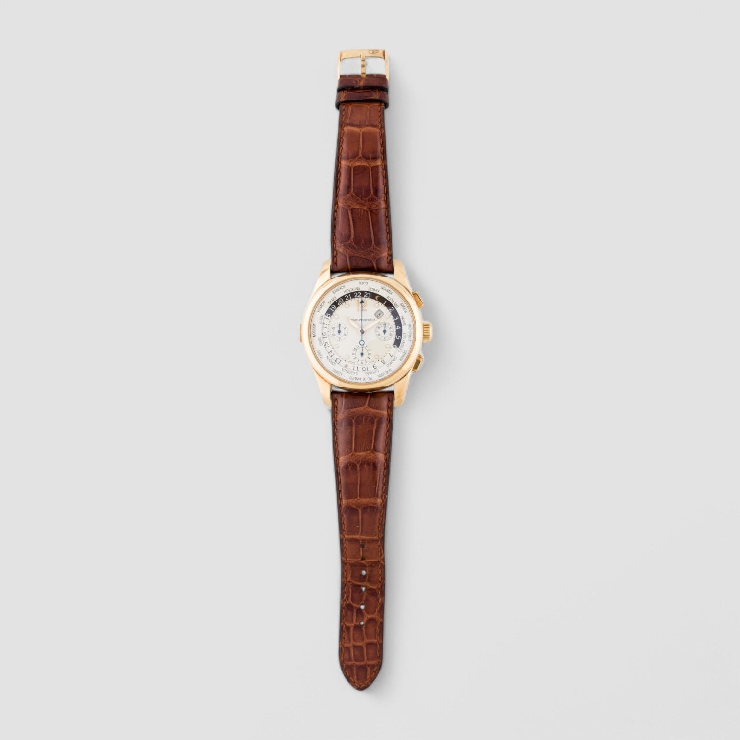 ww.tc Mens Watch 18K Yellow Gold