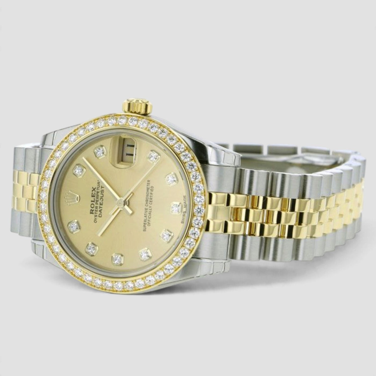 Datejust 31 Champagne Diamond Dial Jubilee