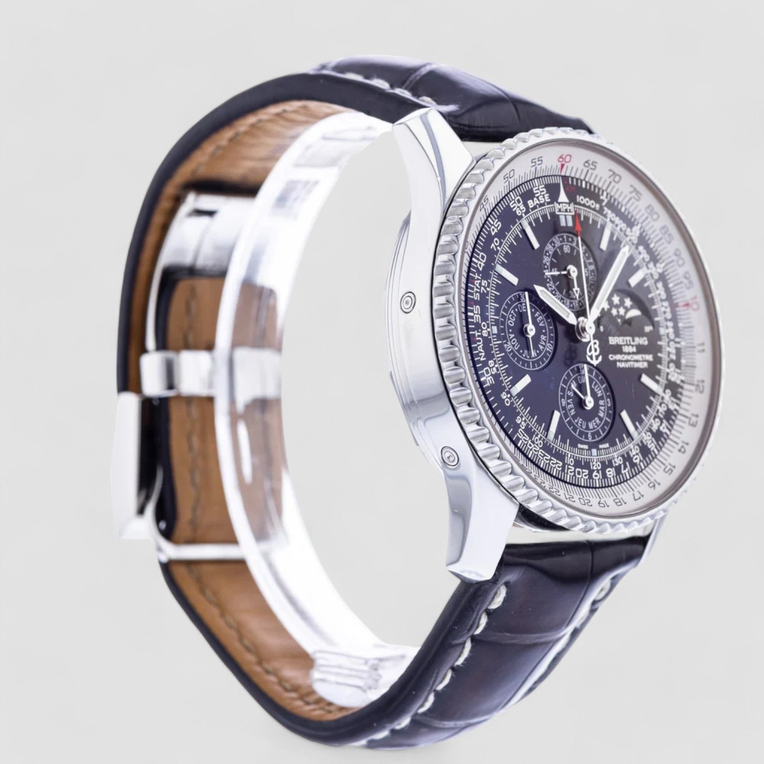 Navitimer 1461 Chronograph Automatic Black Dial Men's Watch