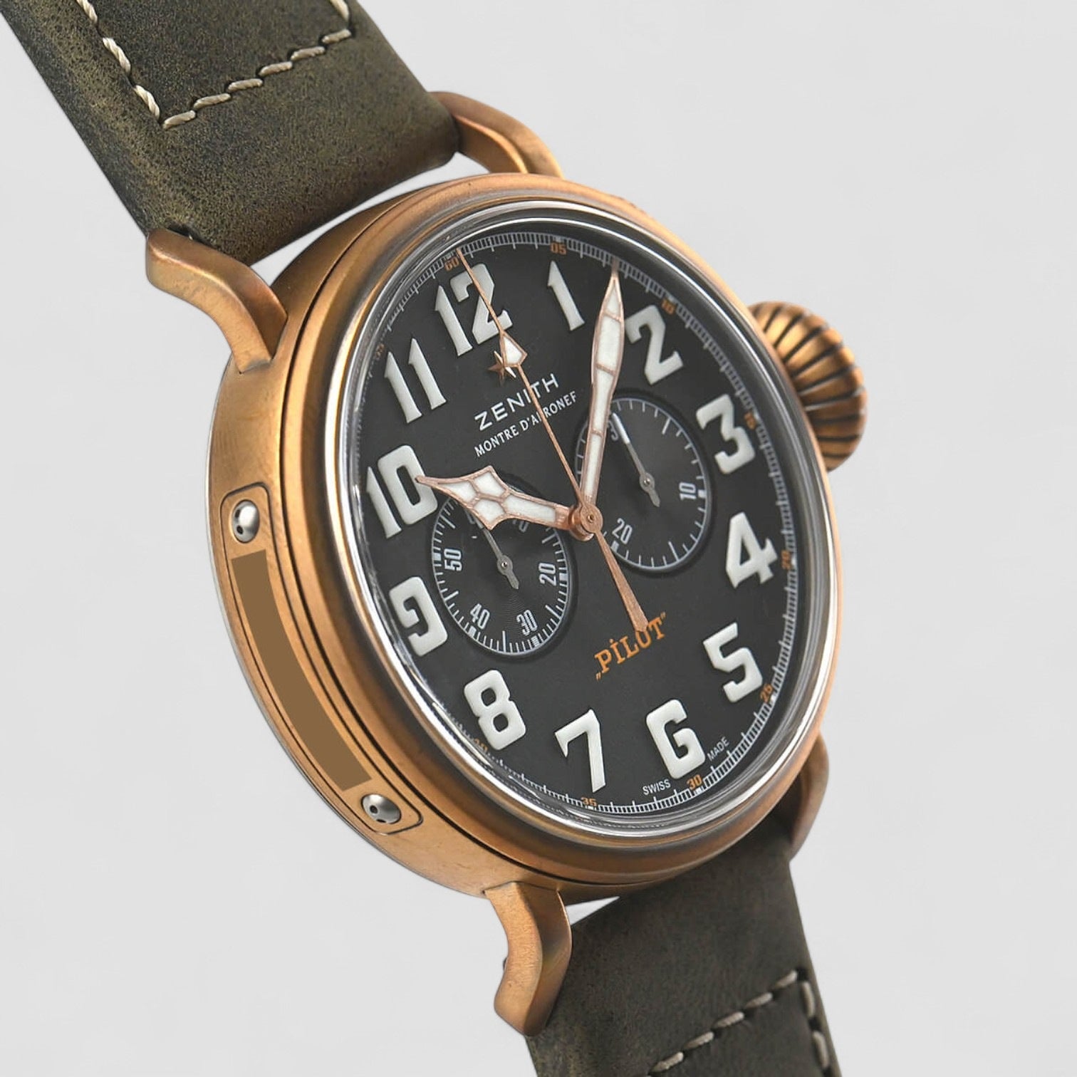 Pilot Type 20 Chronograph Mens Watch