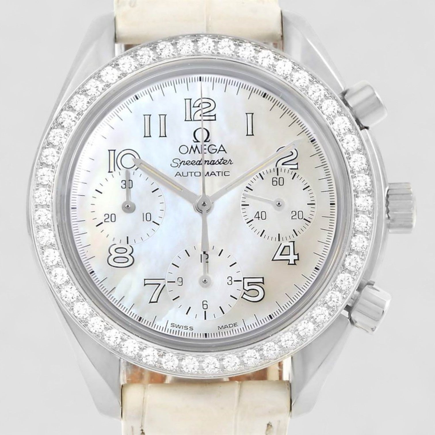 Speedmaster Ladies Diamond MOP Dial Watch