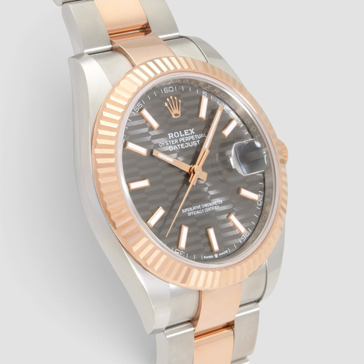 Datejust 41 Slate Fluted Motif Dial