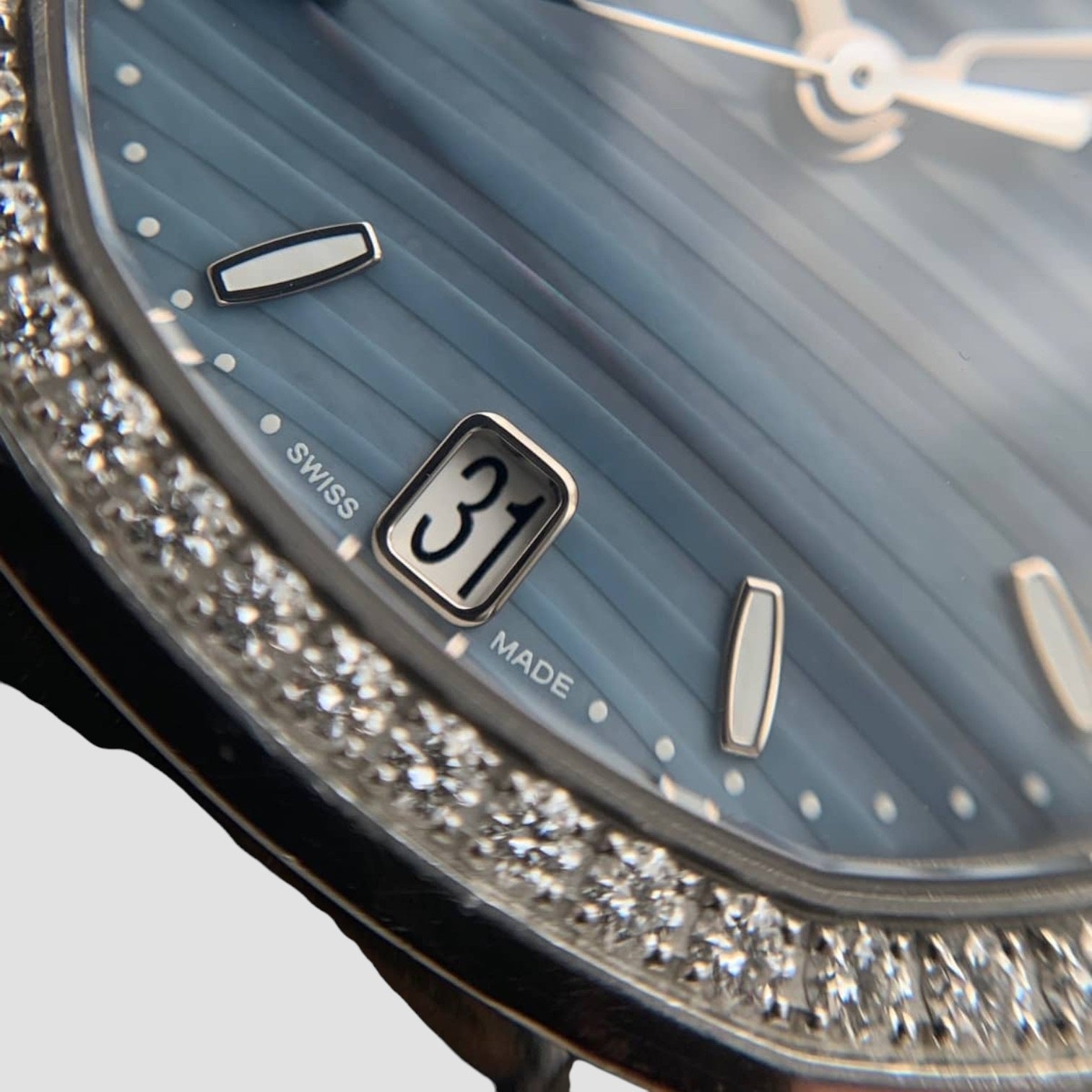 Nautilus Stainless Steel Blue Dial Ladies Watch