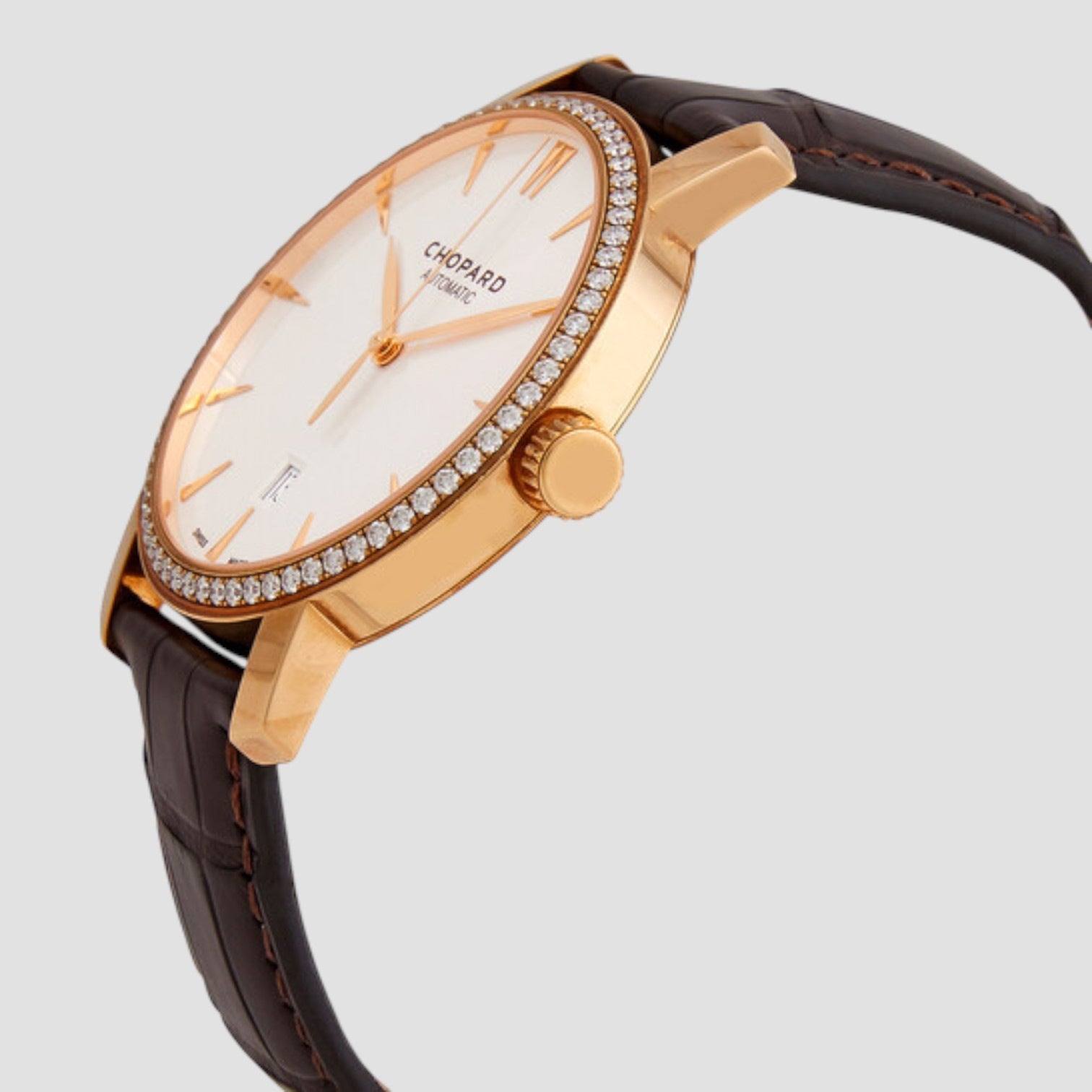 Classic Automatic Diamond White Dial Men's Watch