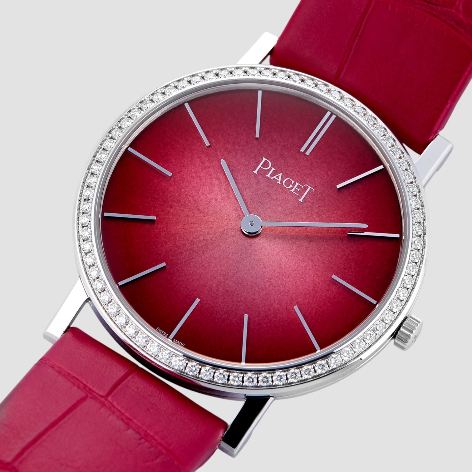 Pink White Gold Women's Watch